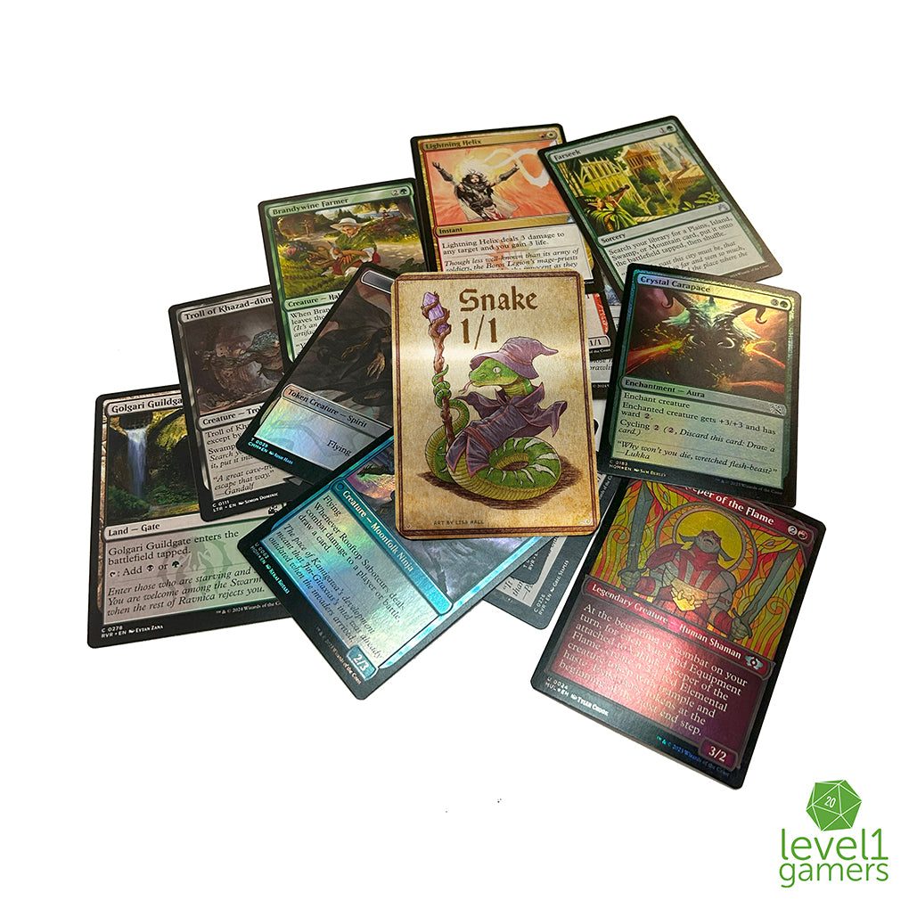 Snake - Metal Token Magic Card Level 1 Gamers