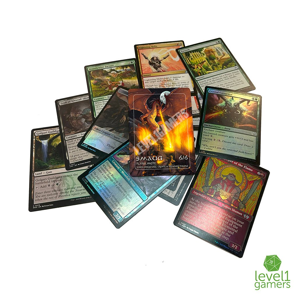 Smaug Token Magic Card Pack (5 Cards) Level 1 Gamers