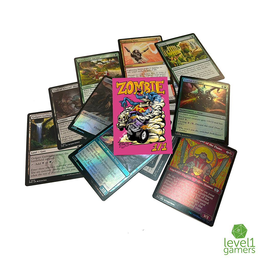 Zombie (Rat Fink) Token Magic Card Pack (5 Cards) Level 1 Gamers