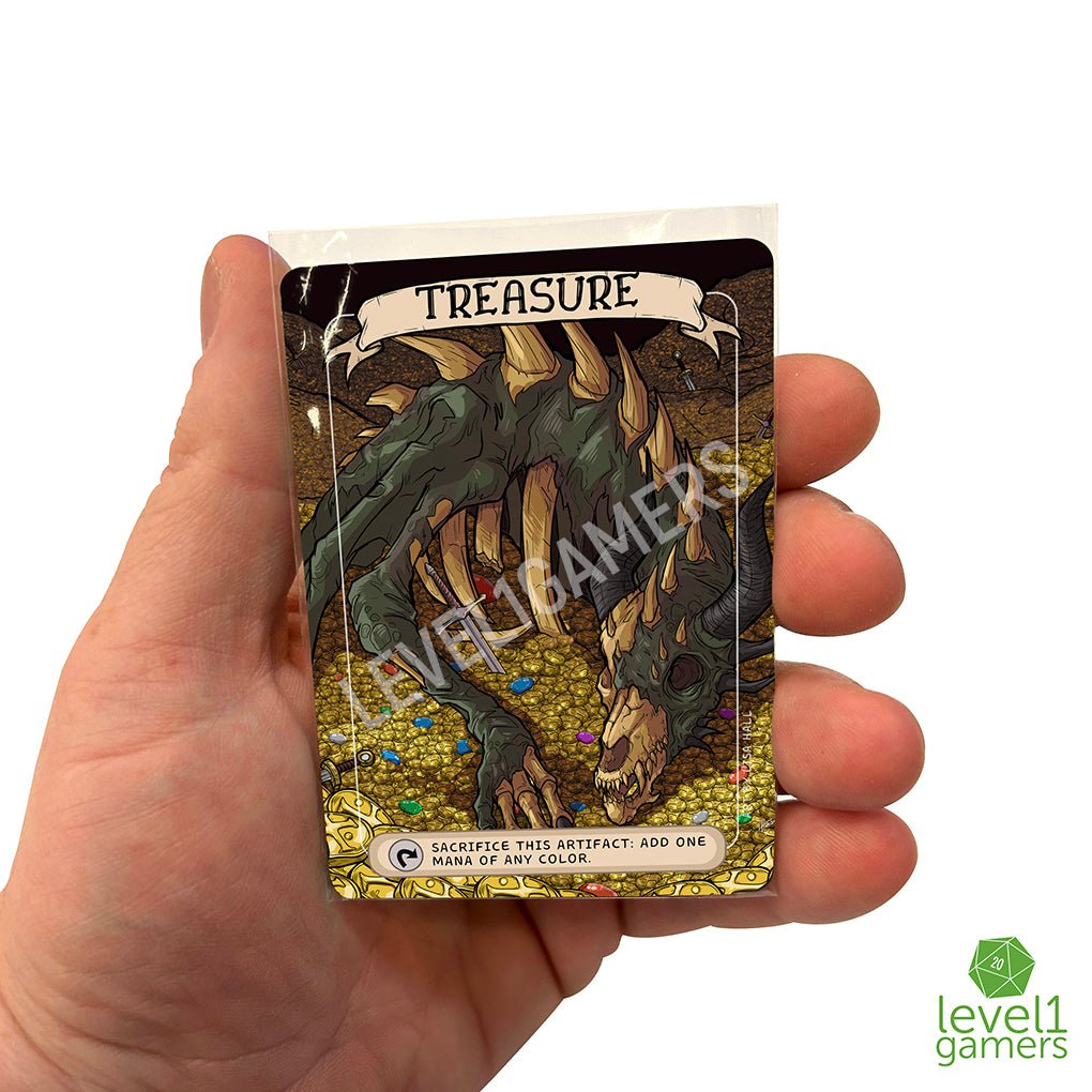 Dragon Treasure - Token Magic Card Pack (5 Cards) Level 1 Gamers