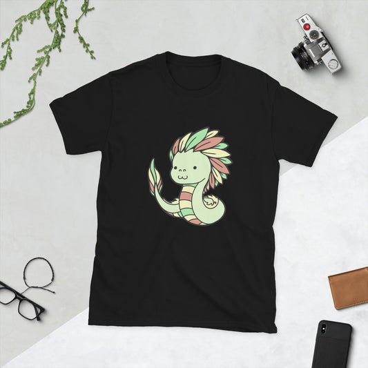 Quetzalcoatl Short-Sleeve Unisex T-Shirt  Level 1 Gamers Black S 