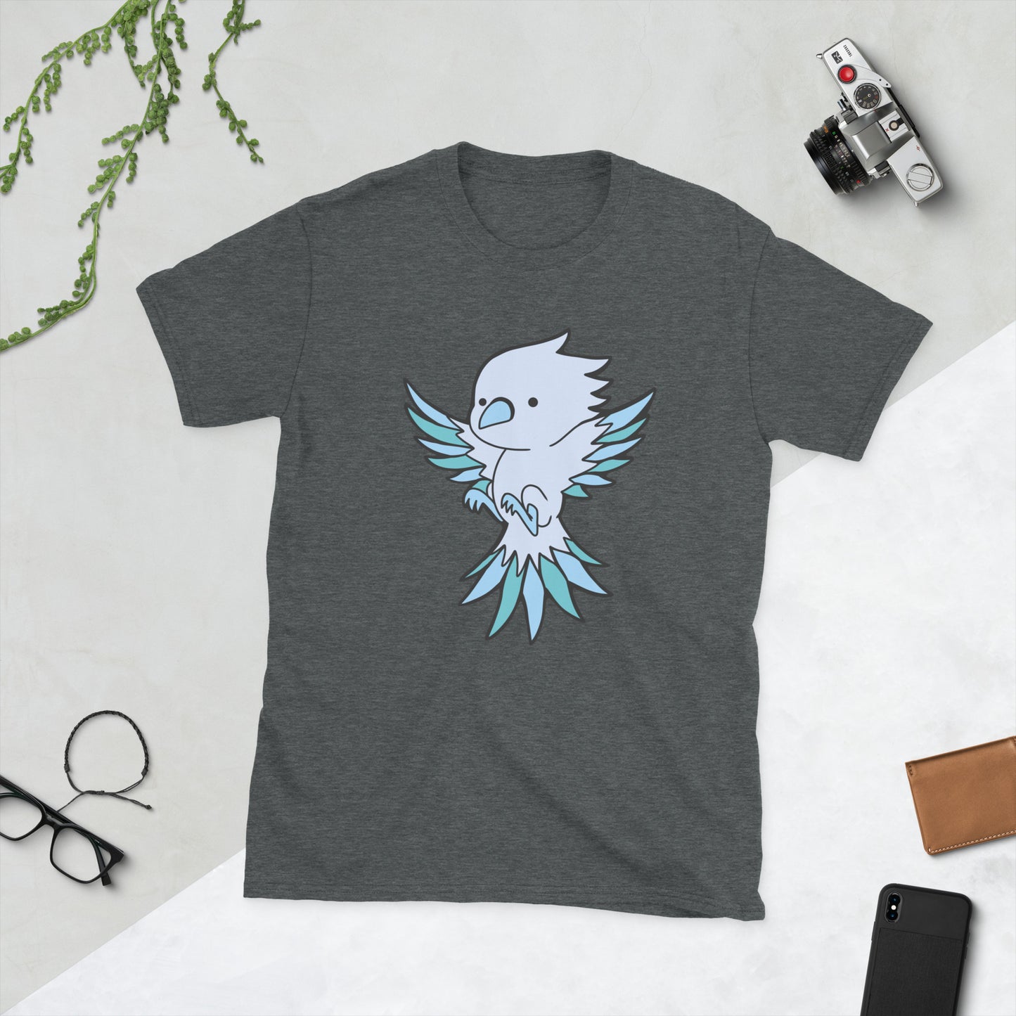 Thunderbird Short-Sleeve Unisex T-Shirt Level 1 Gamers Dark Heather S