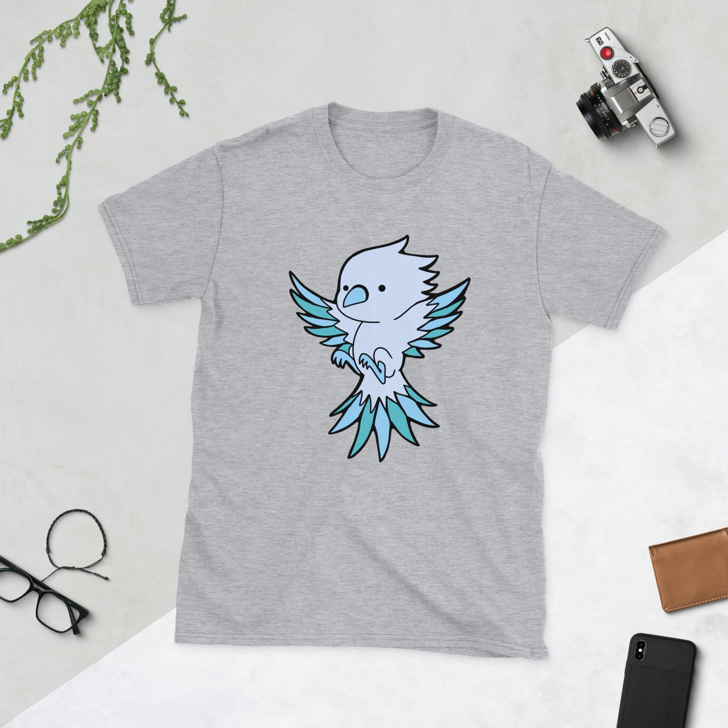 Thunderbird Short-Sleeve Unisex T-Shirt Level 1 Gamers Sport Grey S