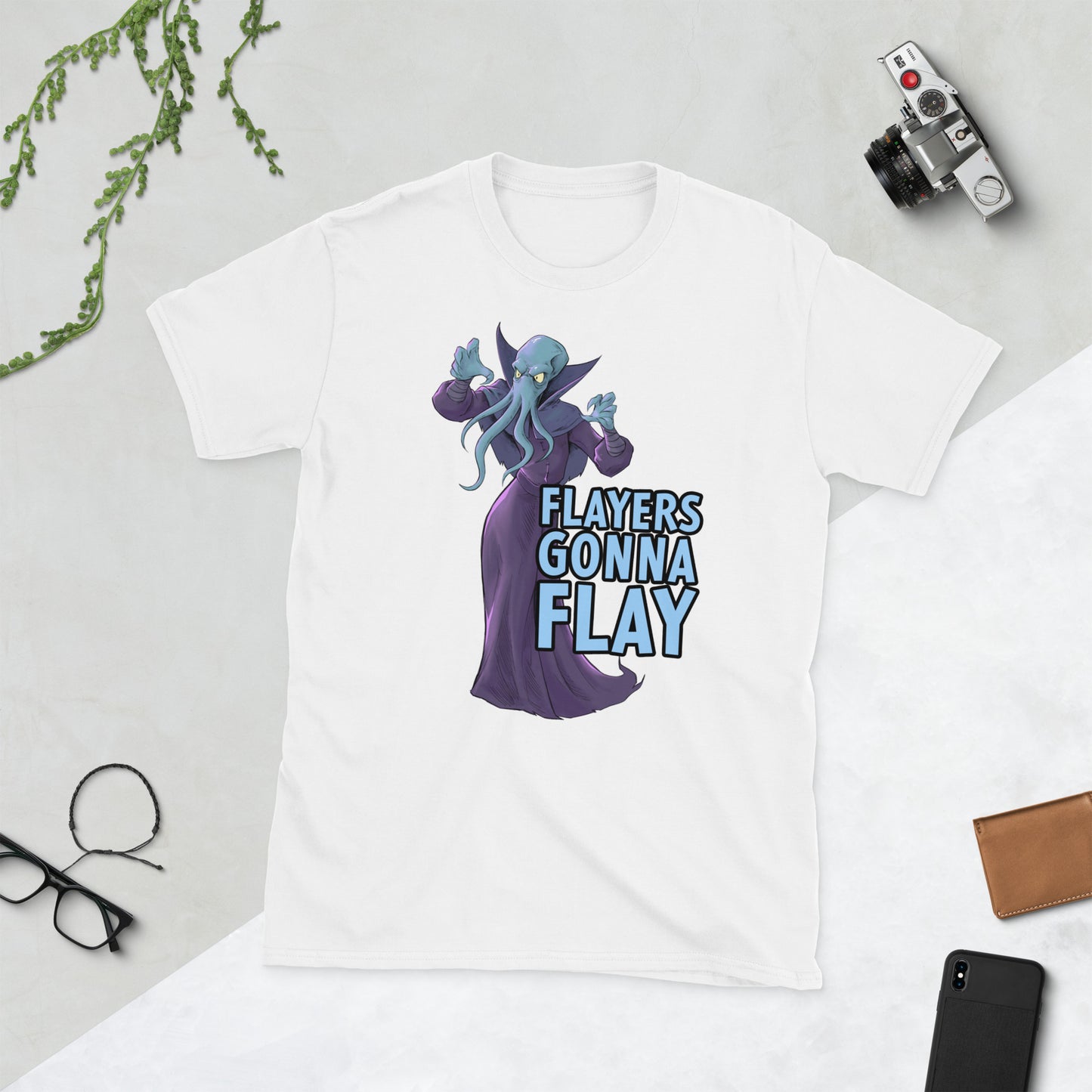 Flayers Gonna Flay Short-Sleeve Unisex T-Shirt Level 1 Gamers White S