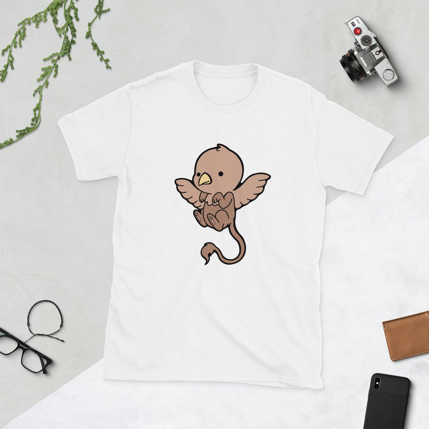 Griffin Short-Sleeve Unisex T-Shirt Level 1 Gamers White S
