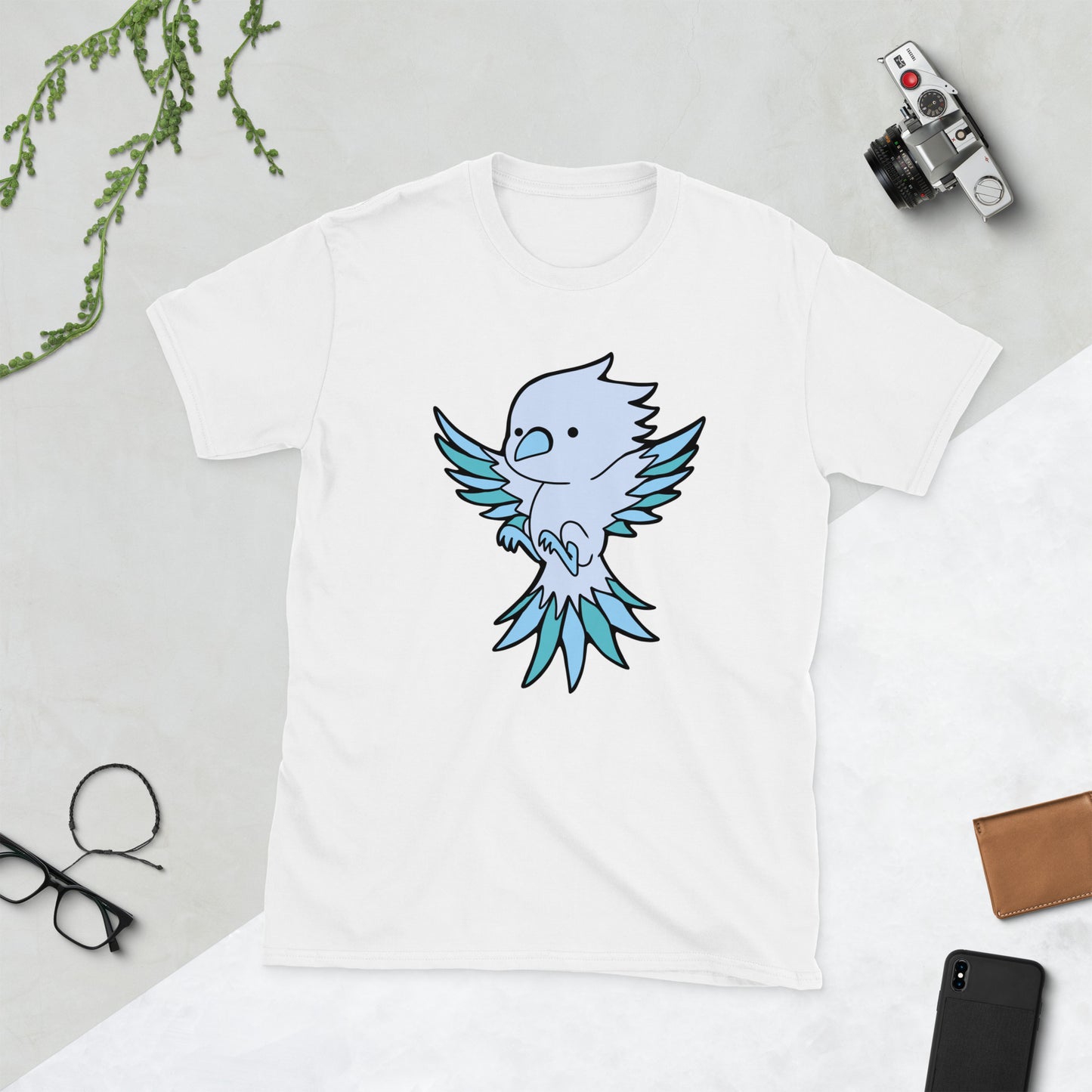 Thunderbird Short-Sleeve Unisex T-Shirt Level 1 Gamers White S