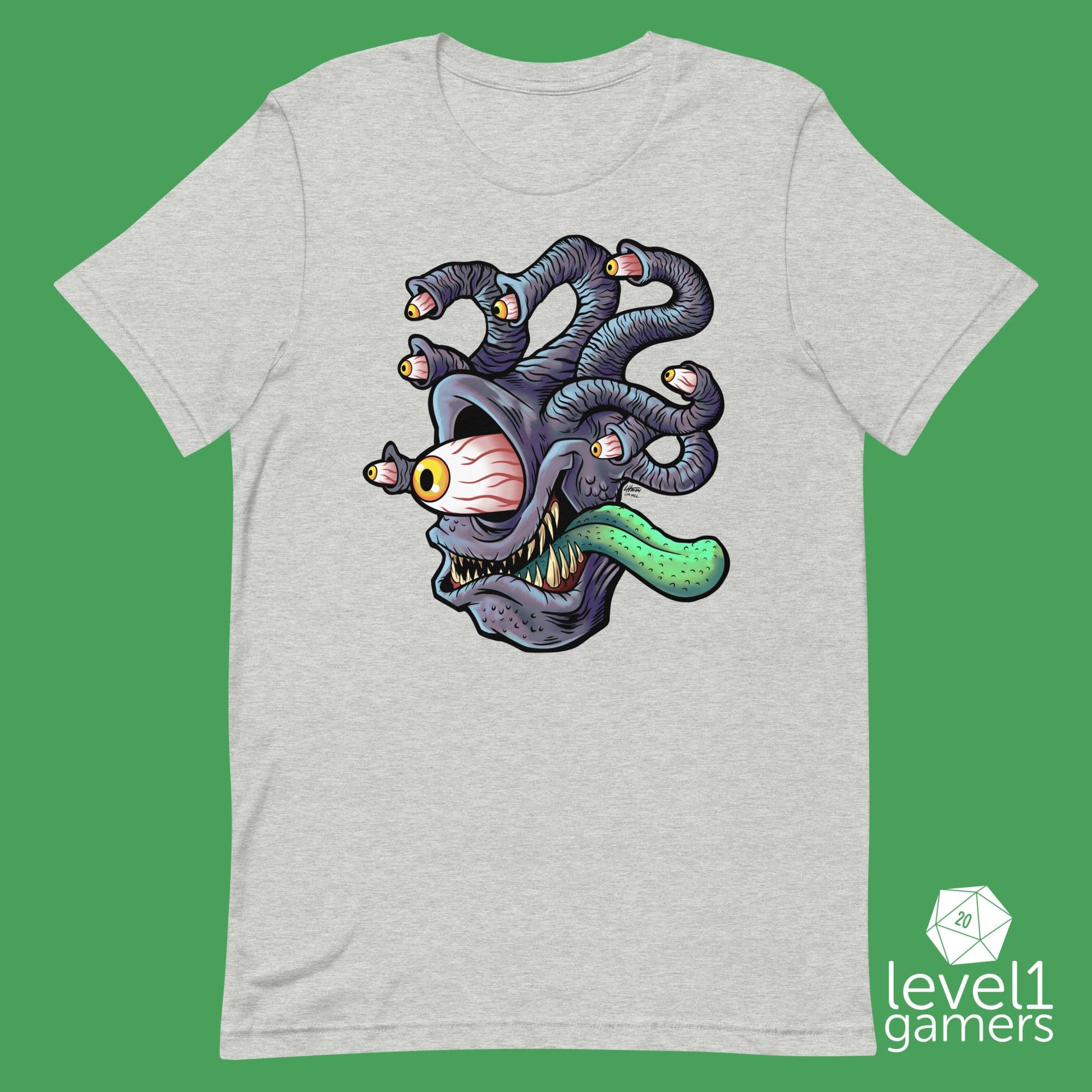 Eyestalker Unisex t-shirt Level 1 Gamers Athletic Heather XS