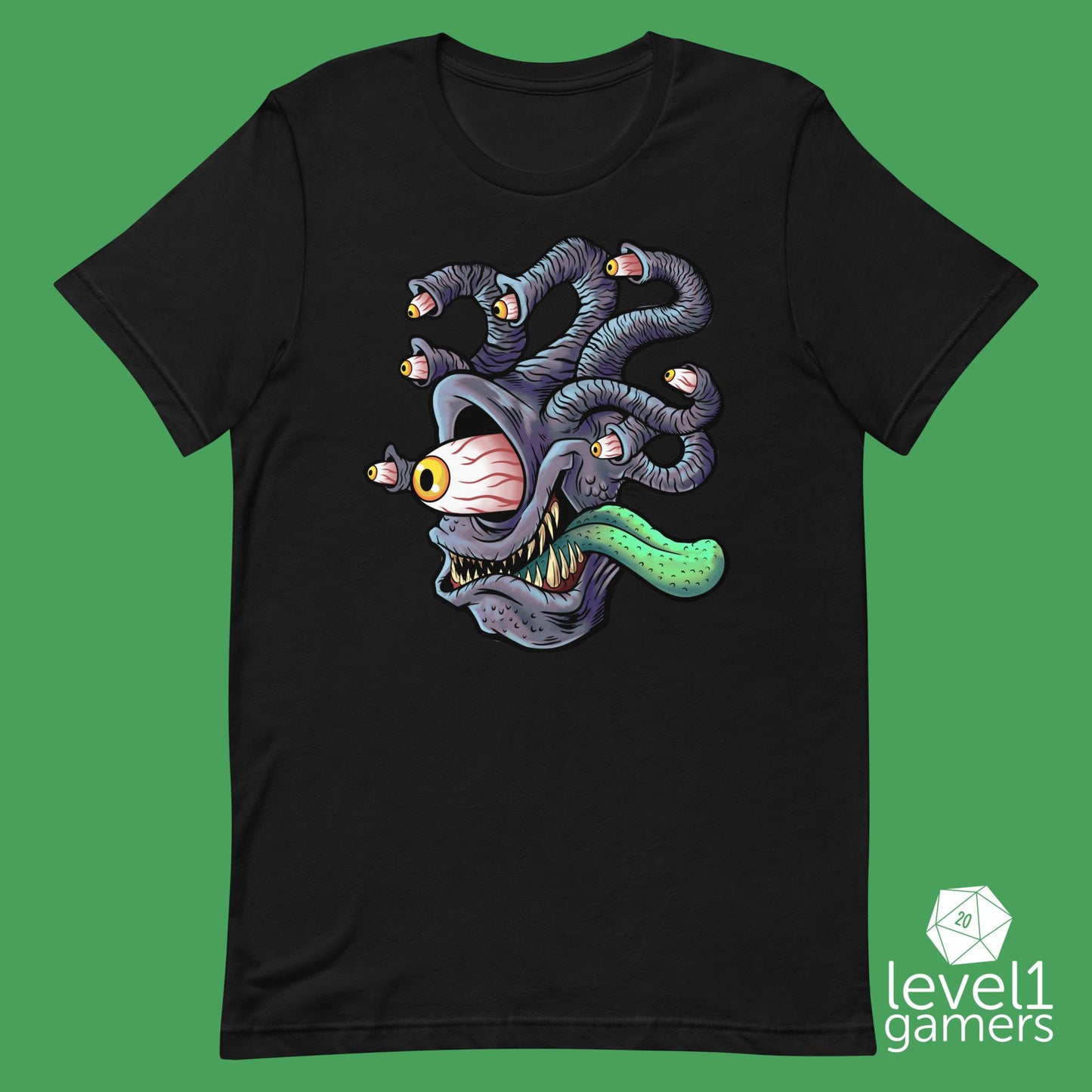 Eyestalker Unisex t-shirt Level 1 Gamers Black XS