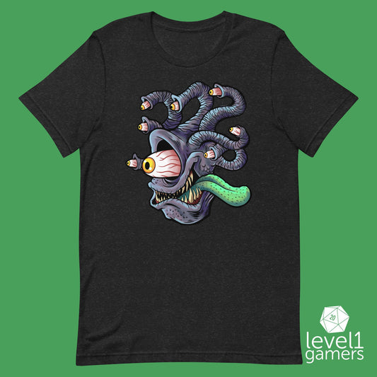 Eyestalker Unisex t-shirt Level 1 Gamers Black Heather XS