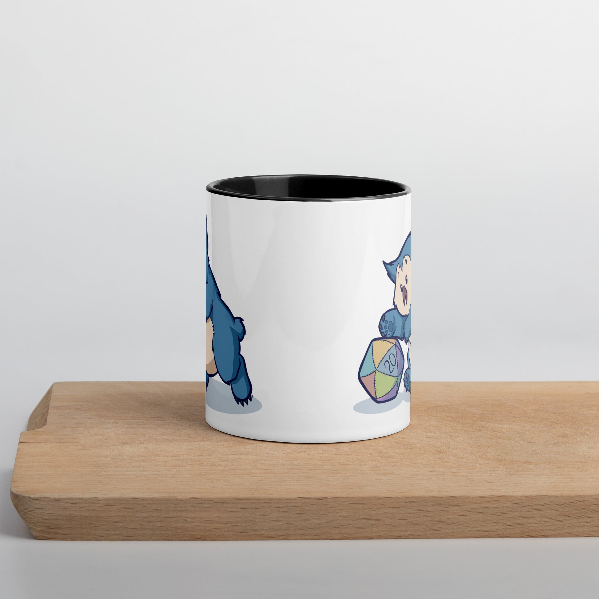 Owlbear Mug with Color Inside  Level 1 Gamers