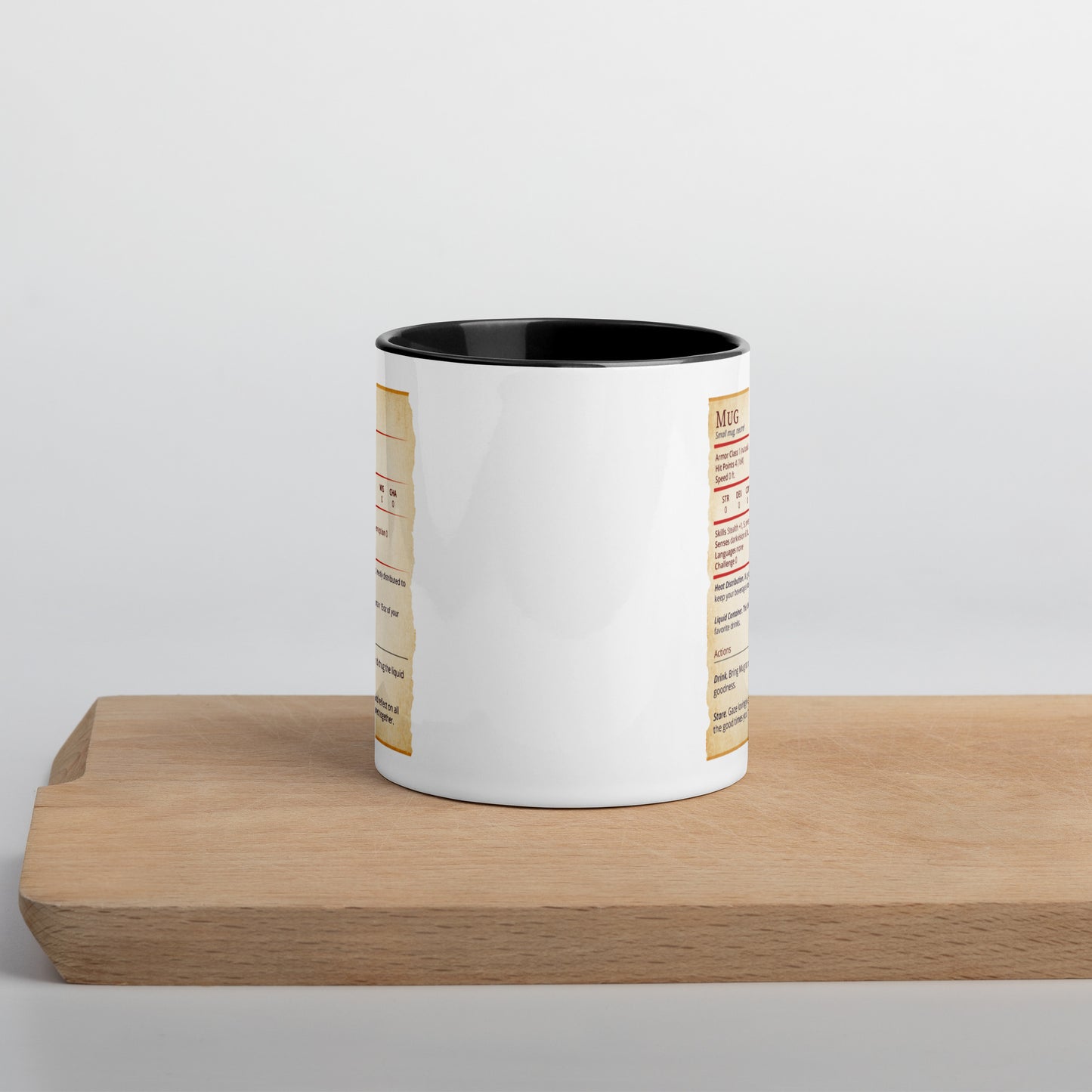 Mug Stat Card with Color Inside Level 1 Gamers
