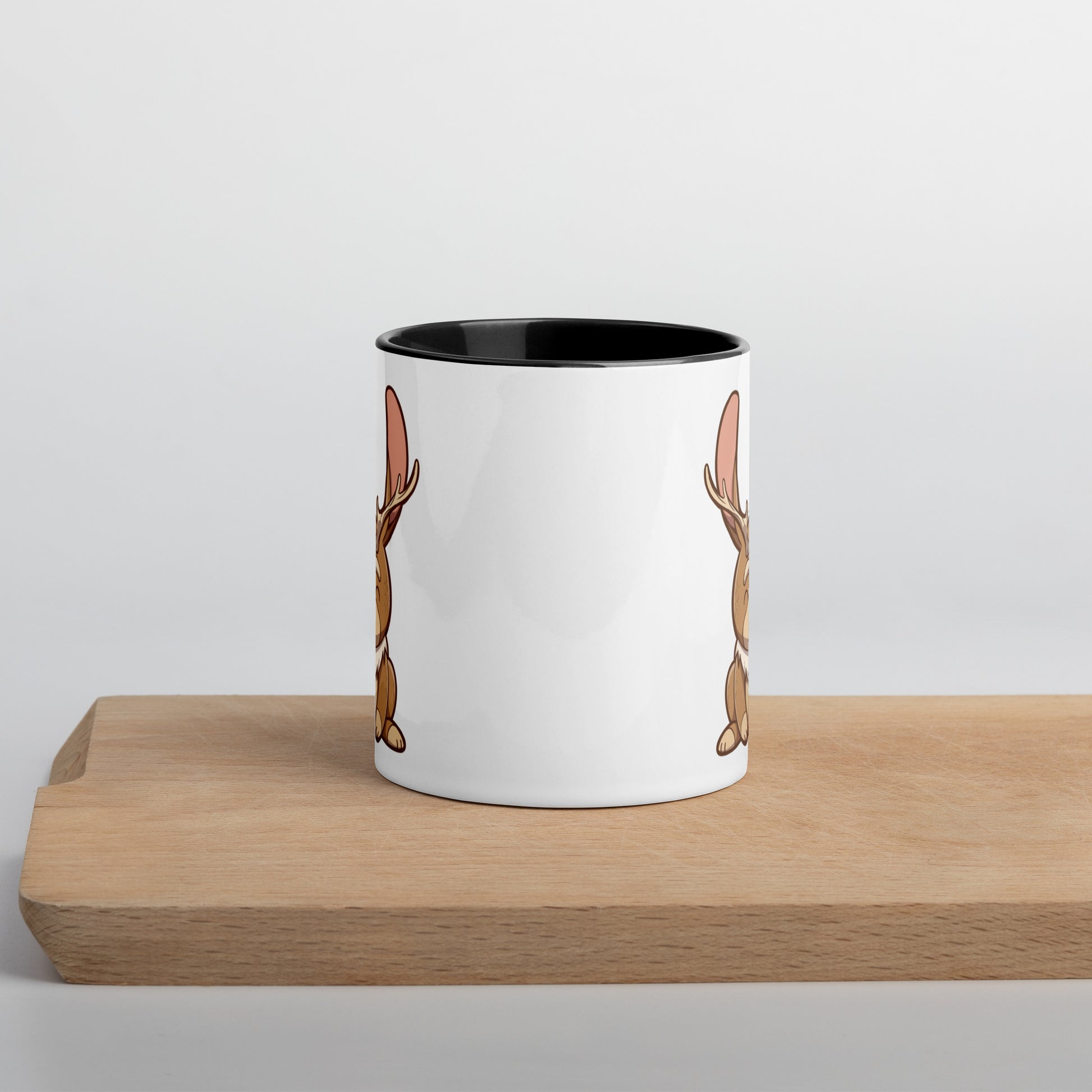 Jackalope Mug with Color Inside  Level 1 Gamers