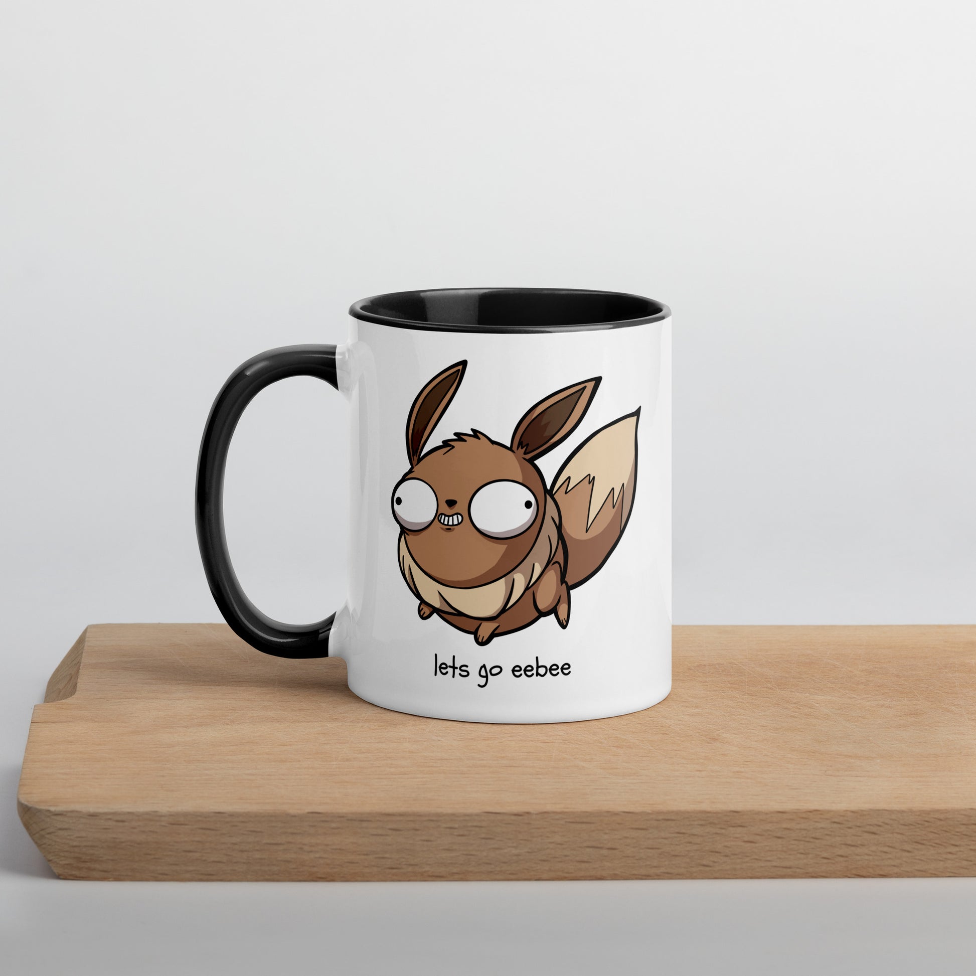 Eebee Pokederp - Eevee Mug  Level 1 Gamers