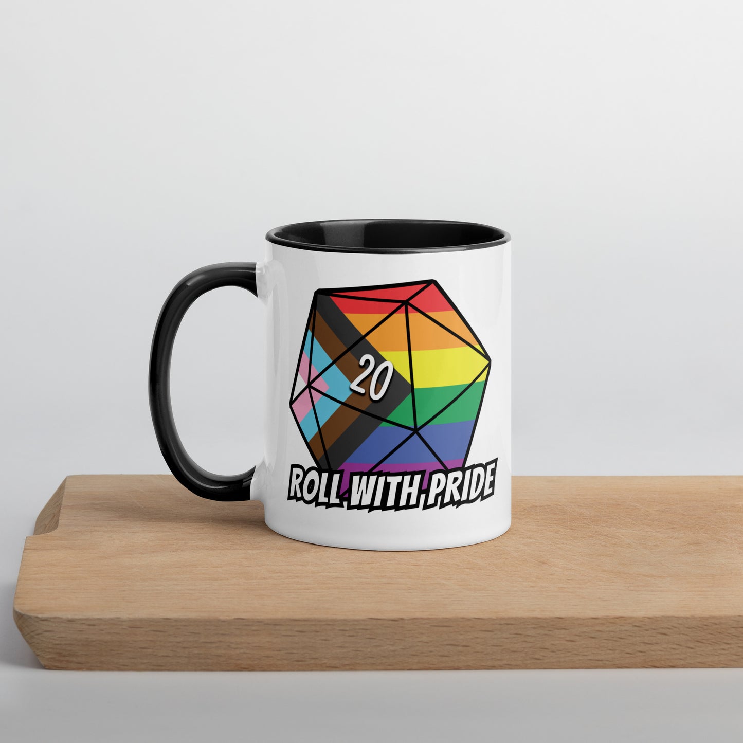Roll with Pride Mug Level 1 Gamers