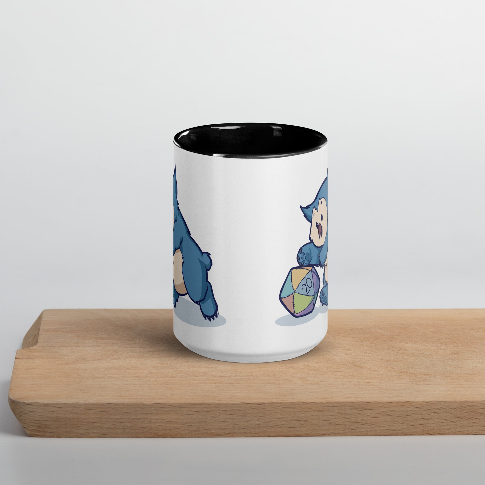 Owlbear Mug with Color Inside  Level 1 Gamers