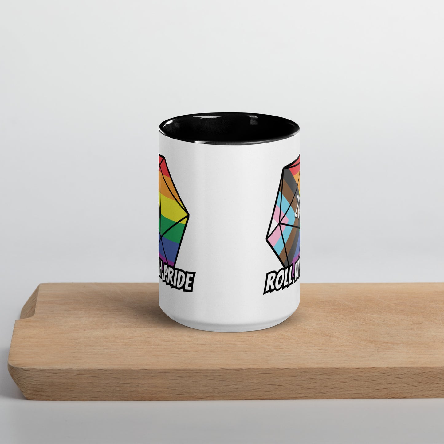 Roll with Pride Mug Level 1 Gamers