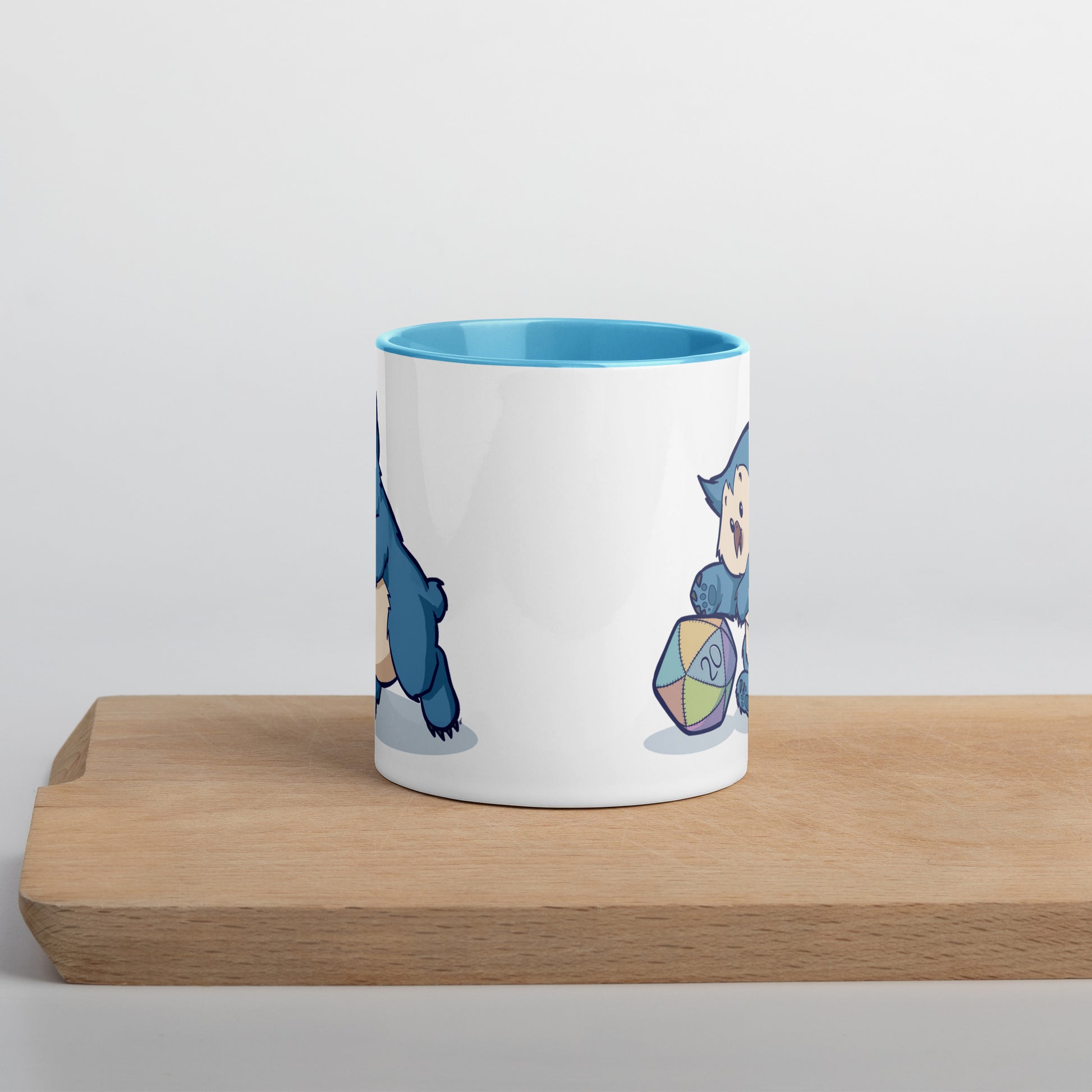 Owlbear Mug with Color Inside  Level 1 Gamers