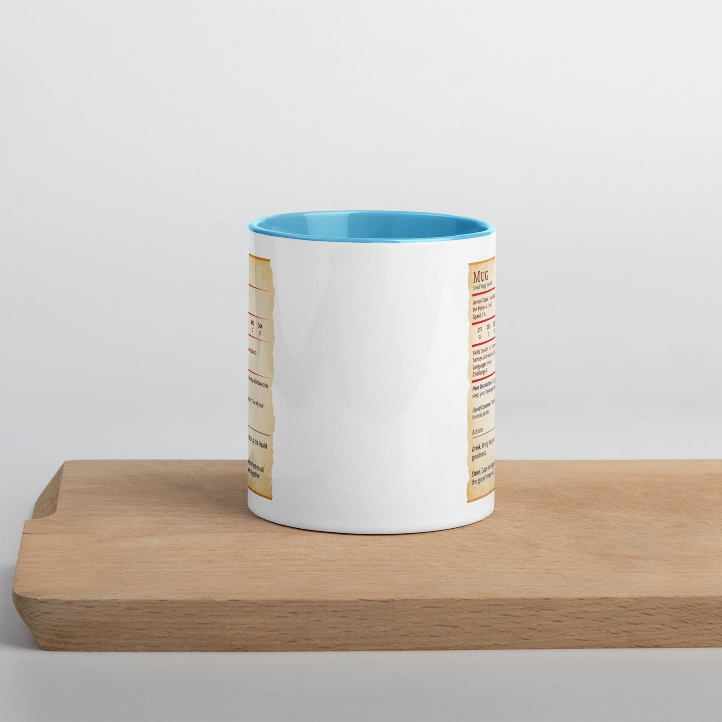 Mug Stat Card with Color Inside Level 1 Gamers