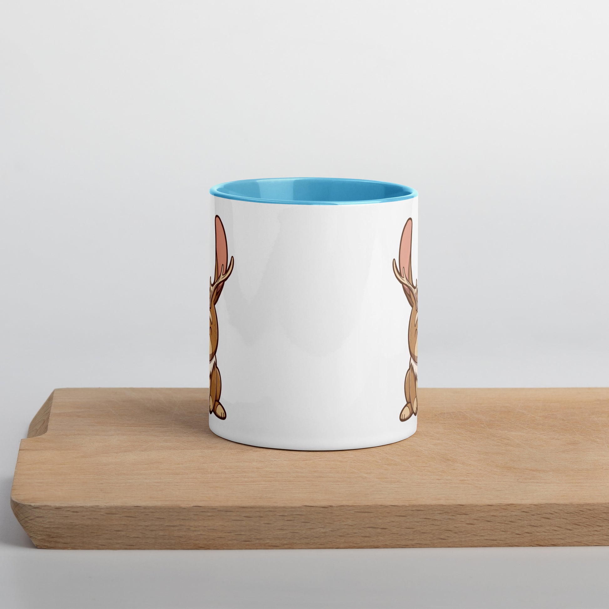 Jackalope Mug with Color Inside  Level 1 Gamers