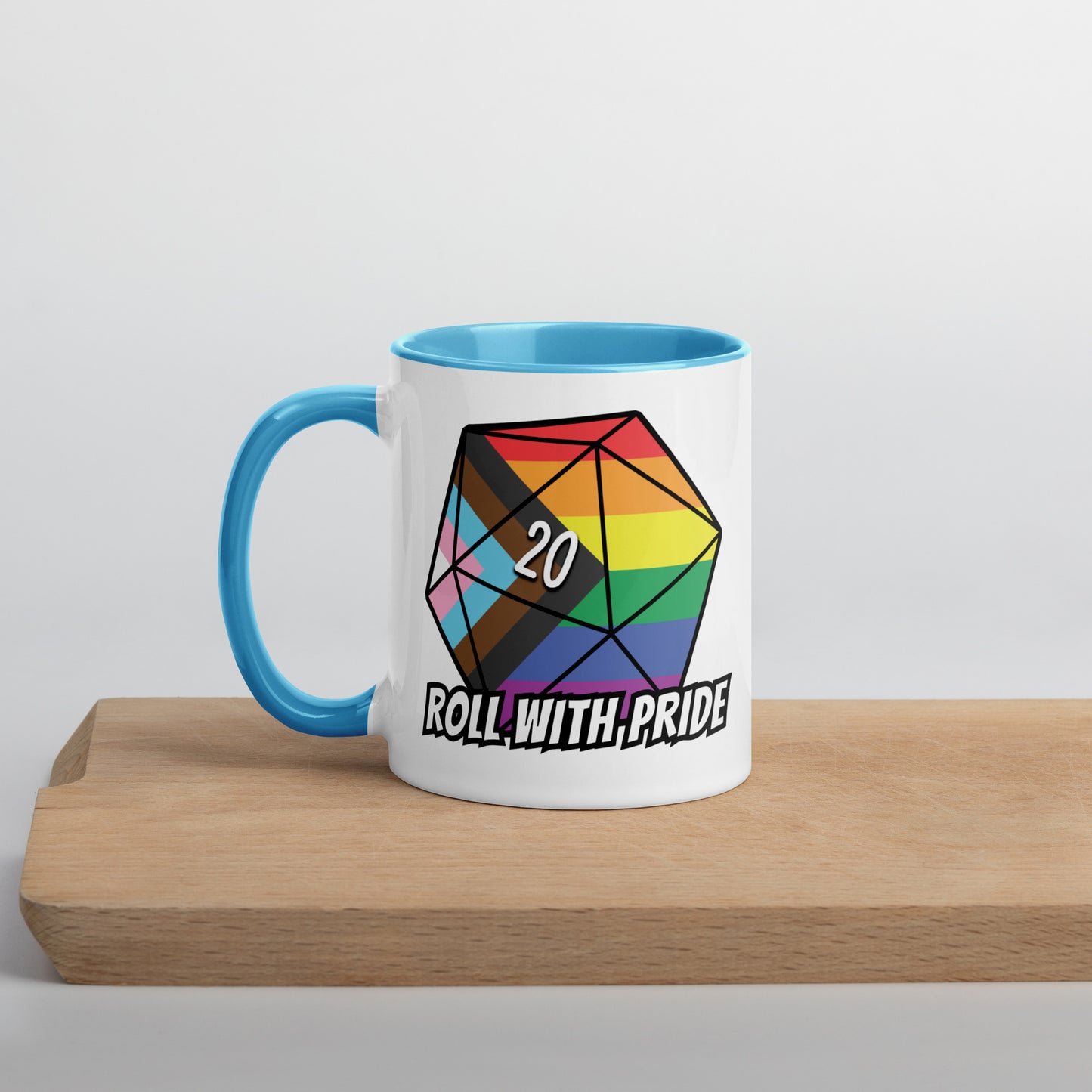 Roll with Pride Mug Level 1 Gamers