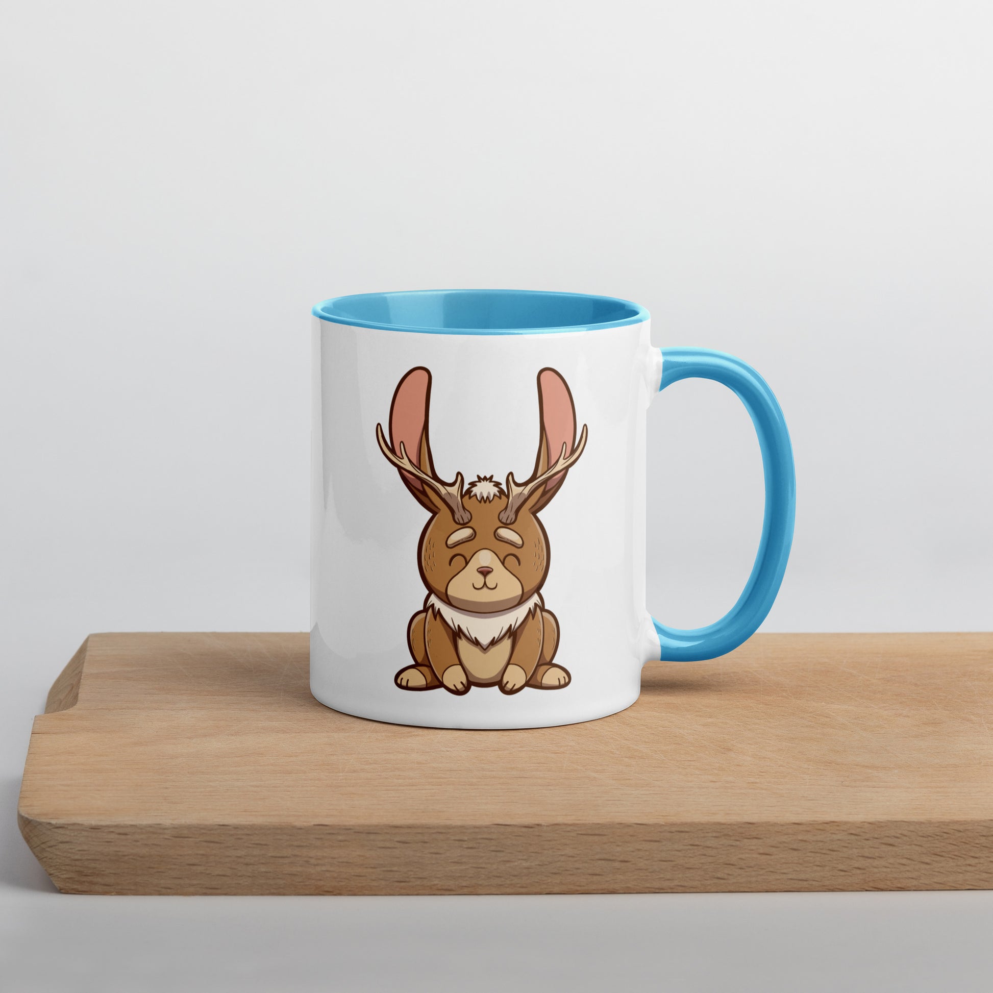 Jackalope Mug with Color Inside  Level 1 Gamers