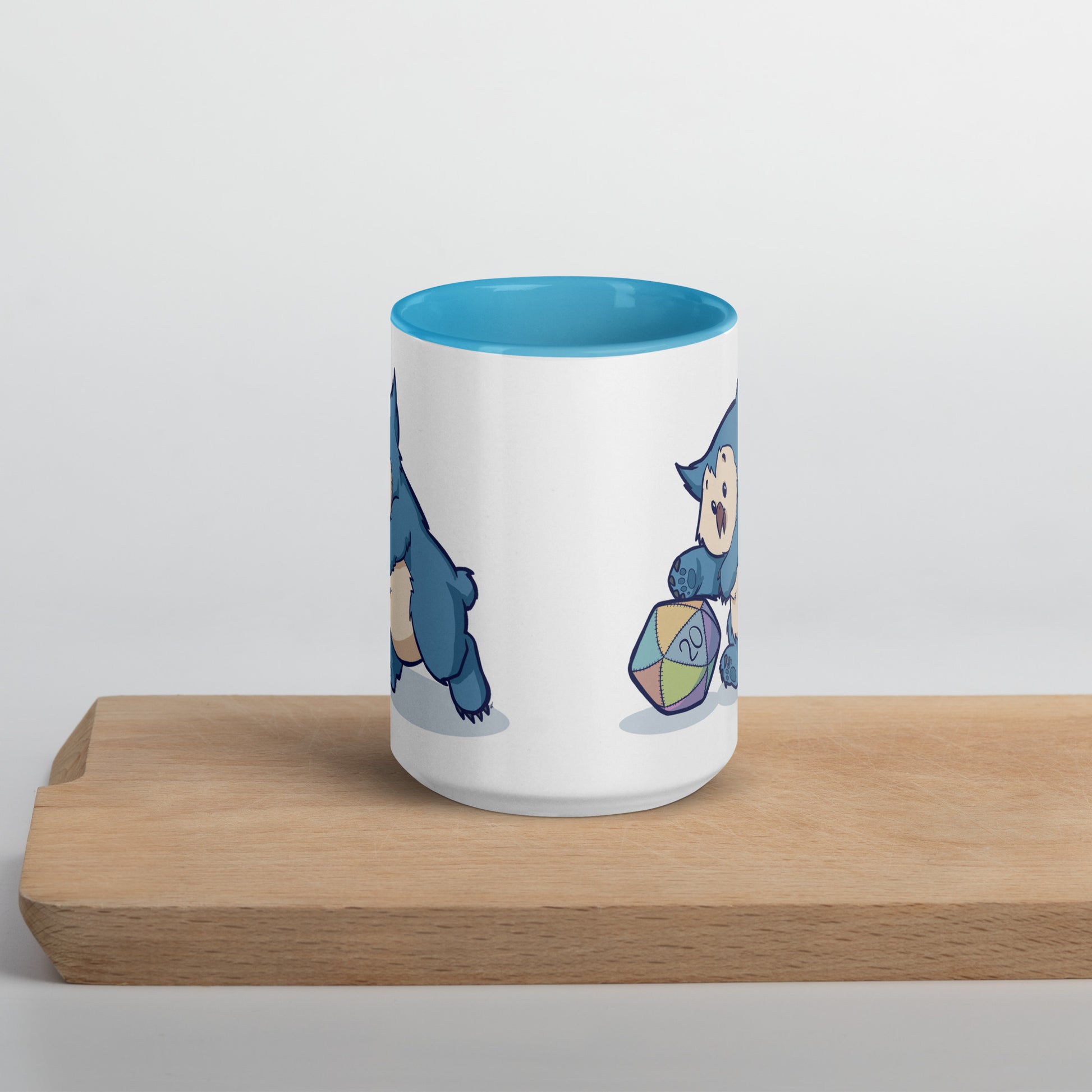 Owlbear Mug with Color Inside  Level 1 Gamers