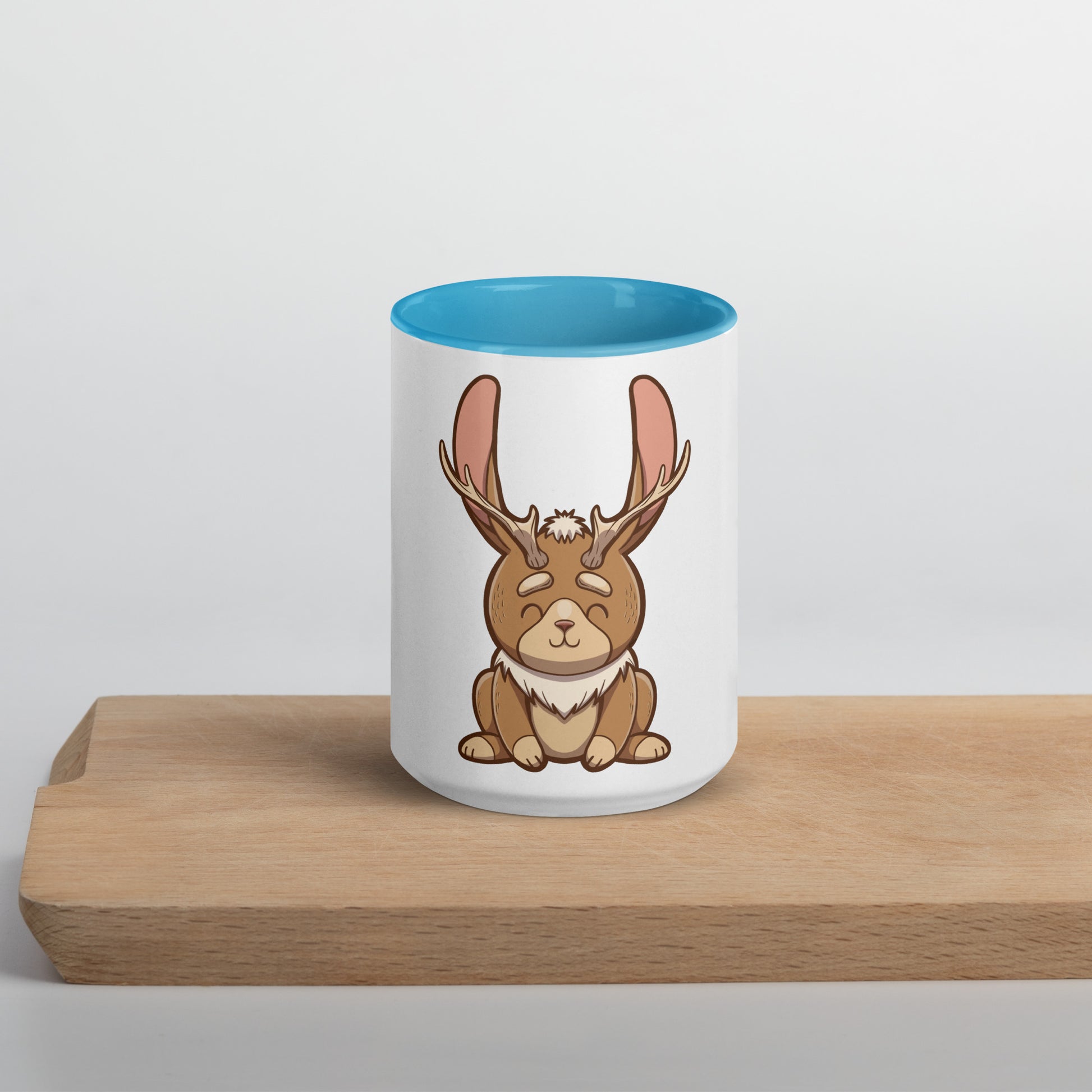 Jackalope Mug with Color Inside  Level 1 Gamers