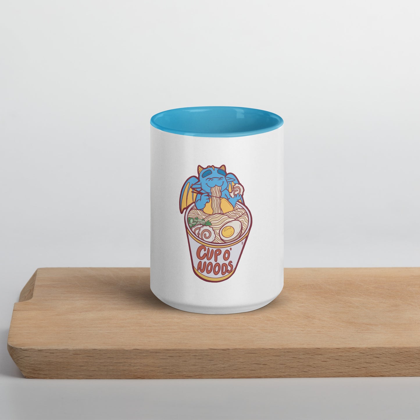 Cup O' Noods Dragon (Red) Mug with Color Inside Level 1 Gamers