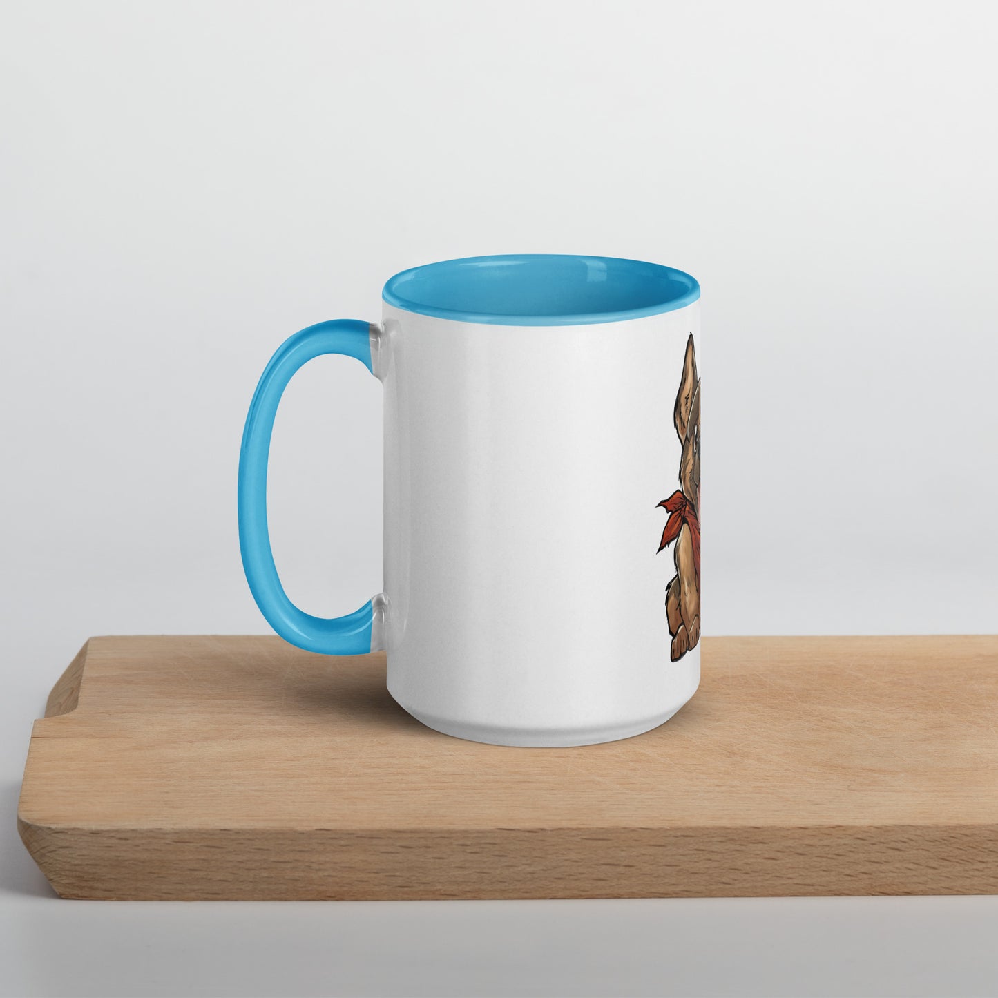 Dogmeat Mug with Color Inside Level 1 Gamers Blue 15 oz