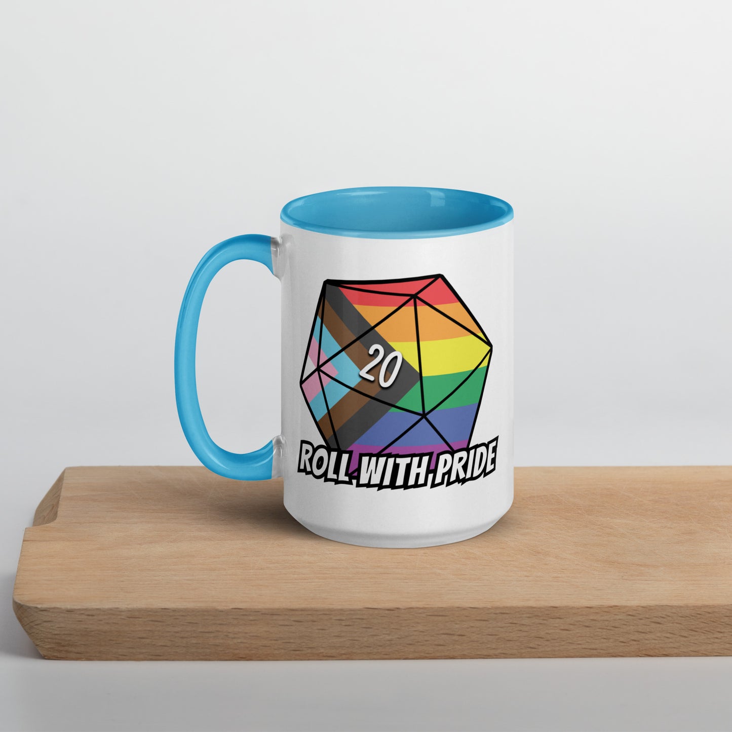 Roll with Pride Mug Level 1 Gamers