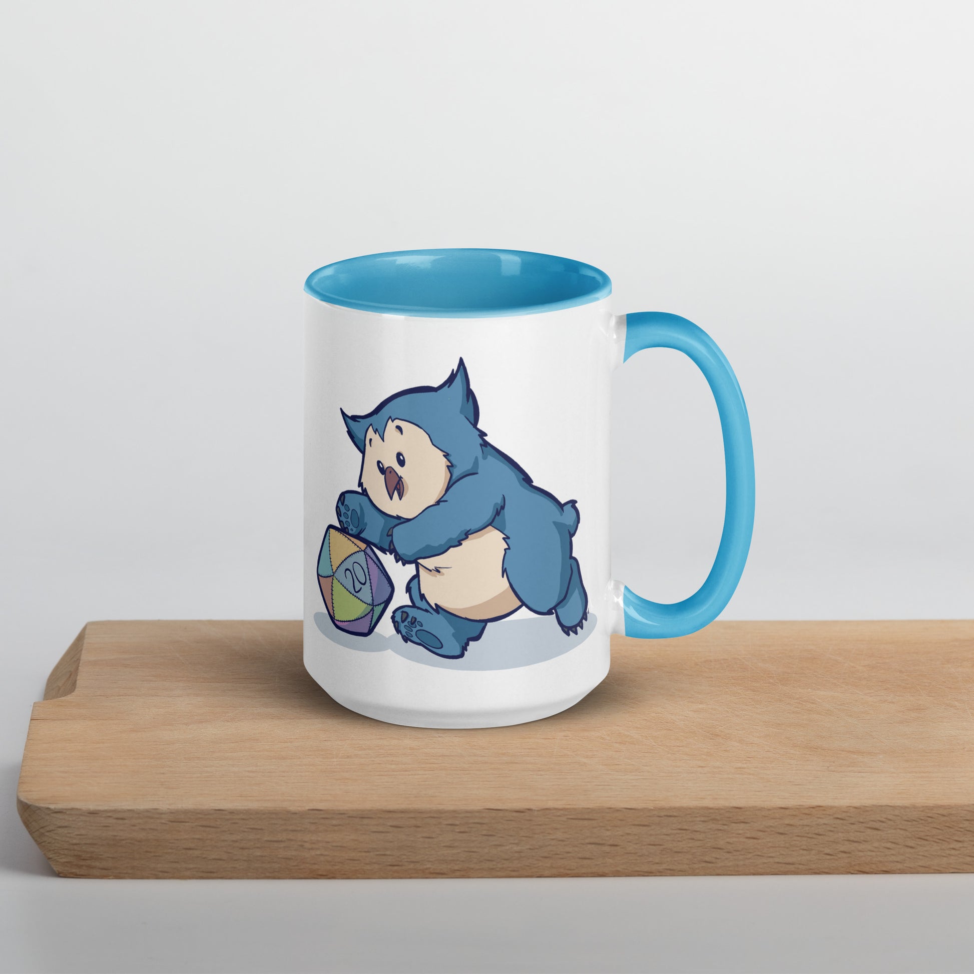 Owlbear Mug with Color Inside  Level 1 Gamers