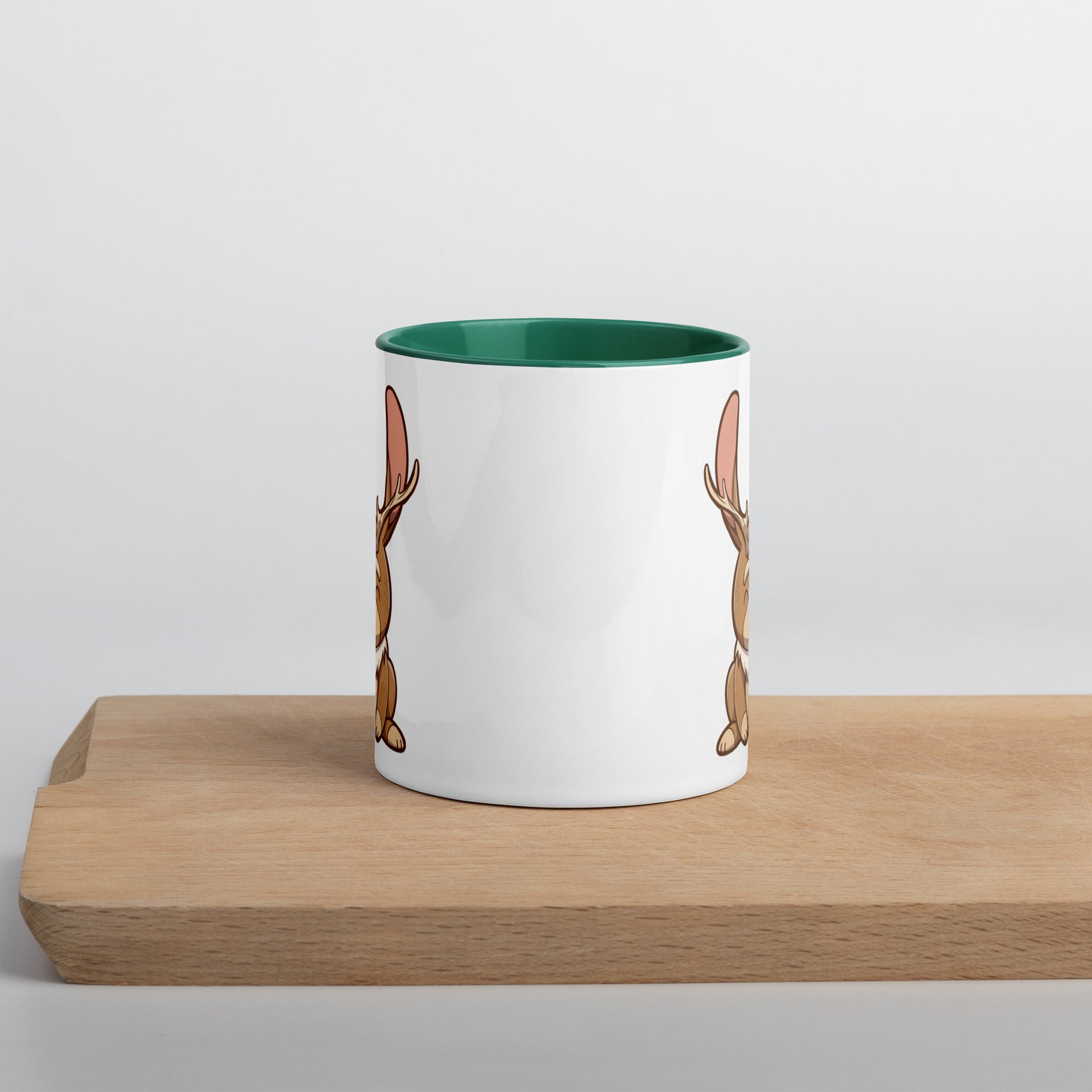 Jackalope Mug with Color Inside  Level 1 Gamers