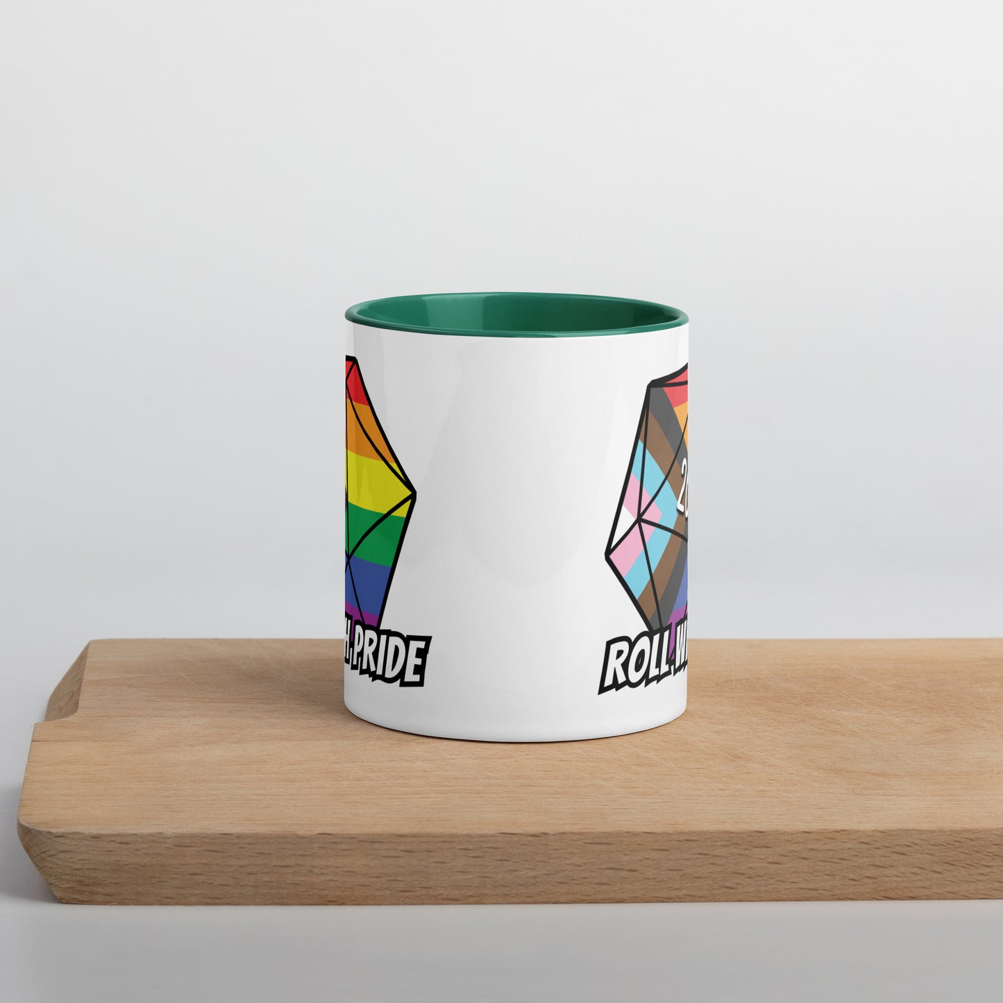 Roll with Pride Mug Level 1 Gamers