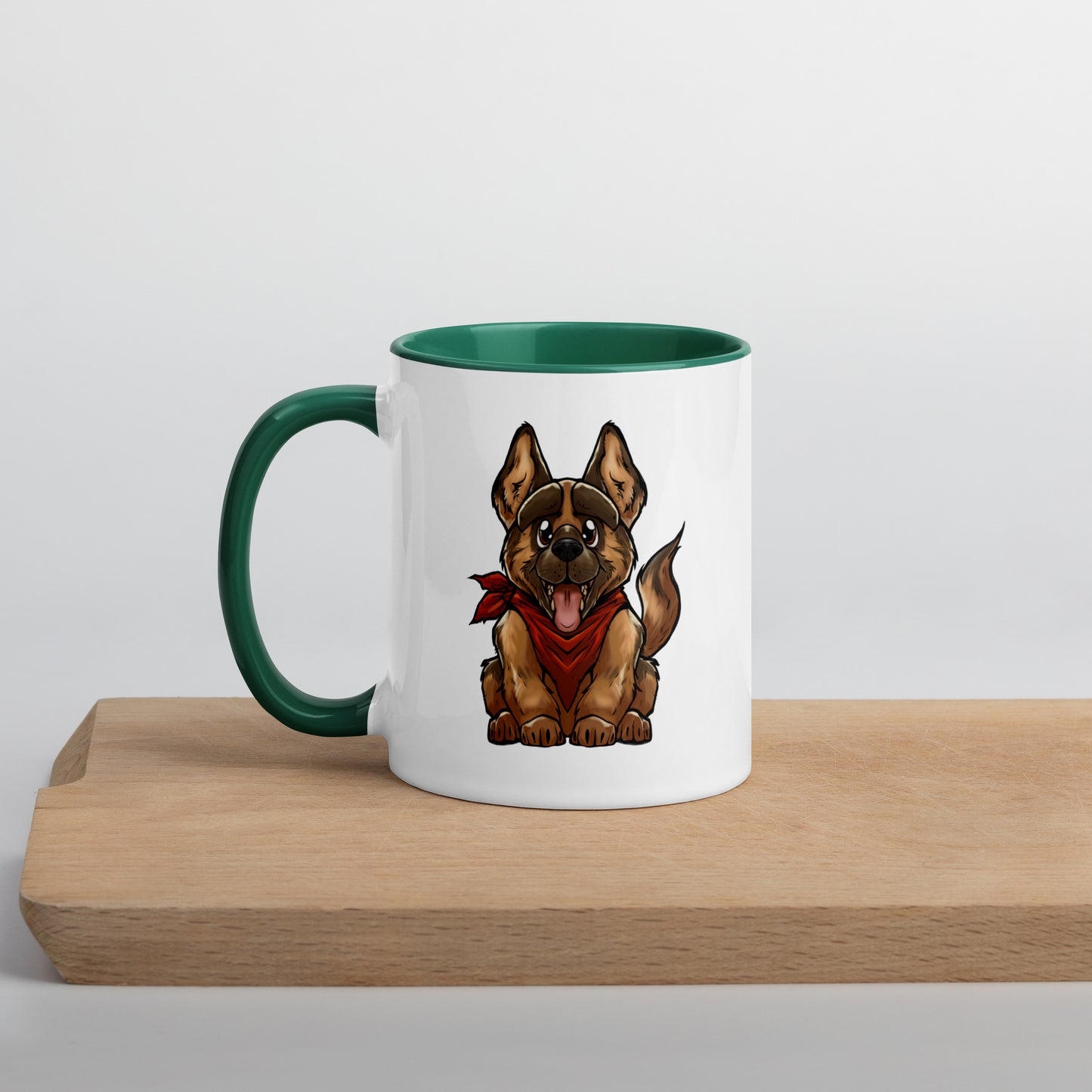 Dogmeat Mug with Color Inside Level 1 Gamers Dark green 11 oz