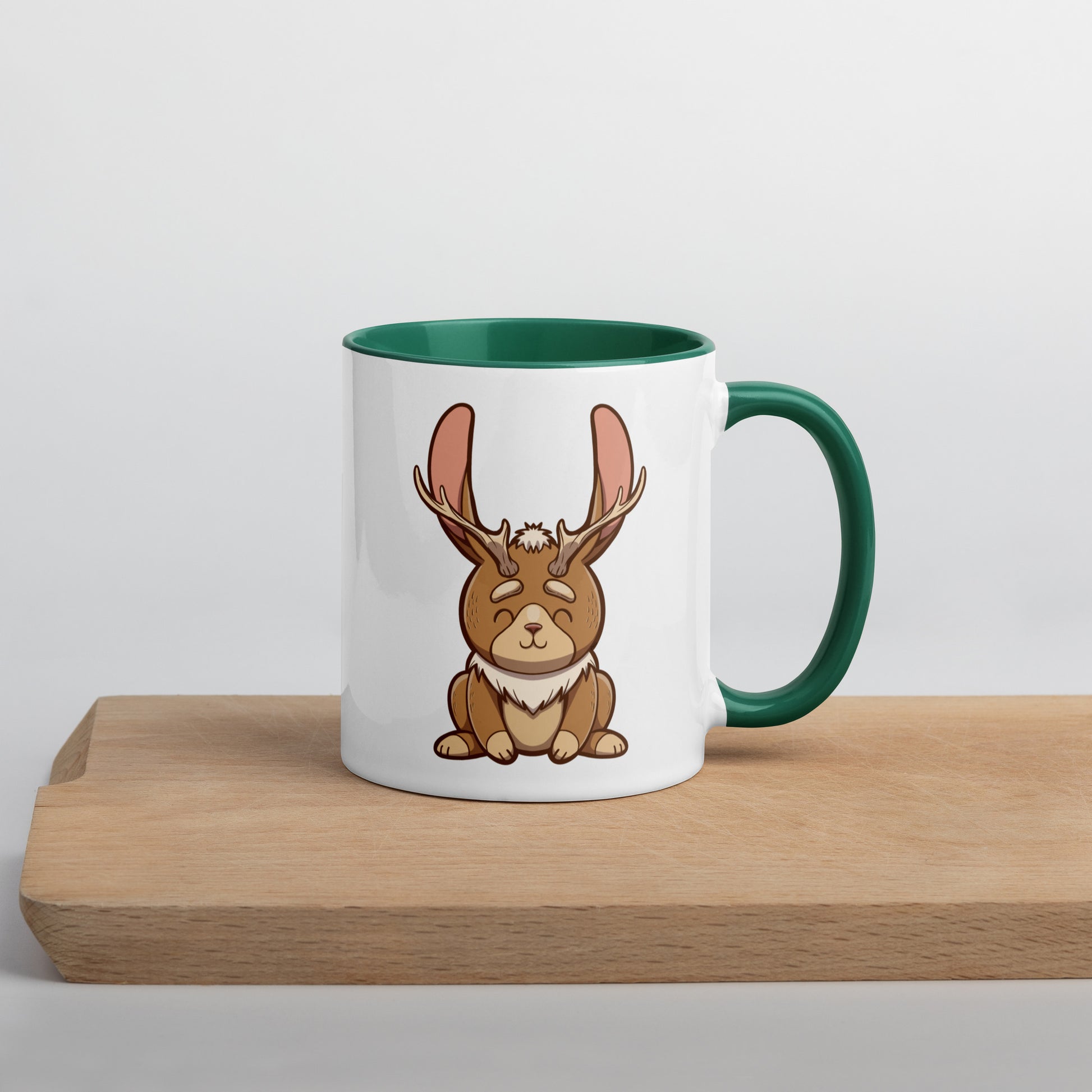 Jackalope Mug with Color Inside  Level 1 Gamers