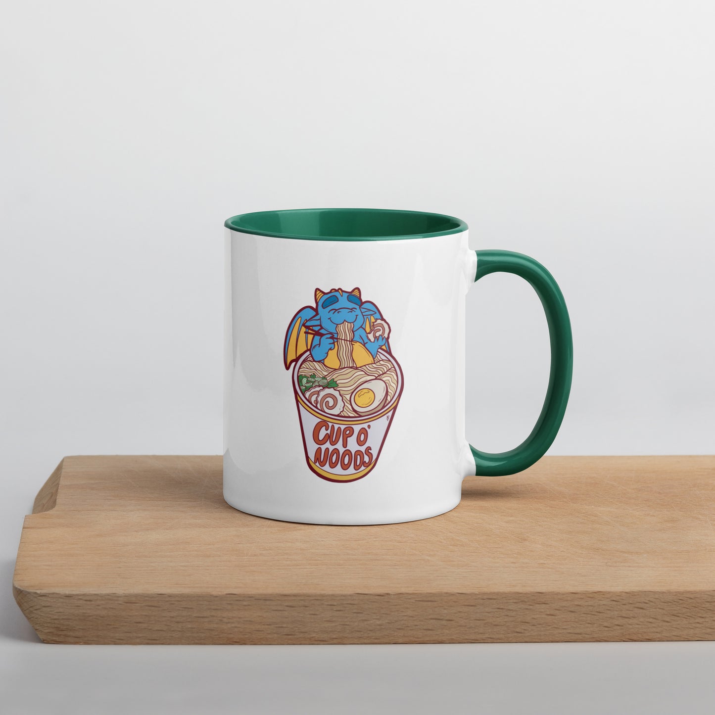 Cup O' Noods Dragon (Red) Mug with Color Inside Level 1 Gamers