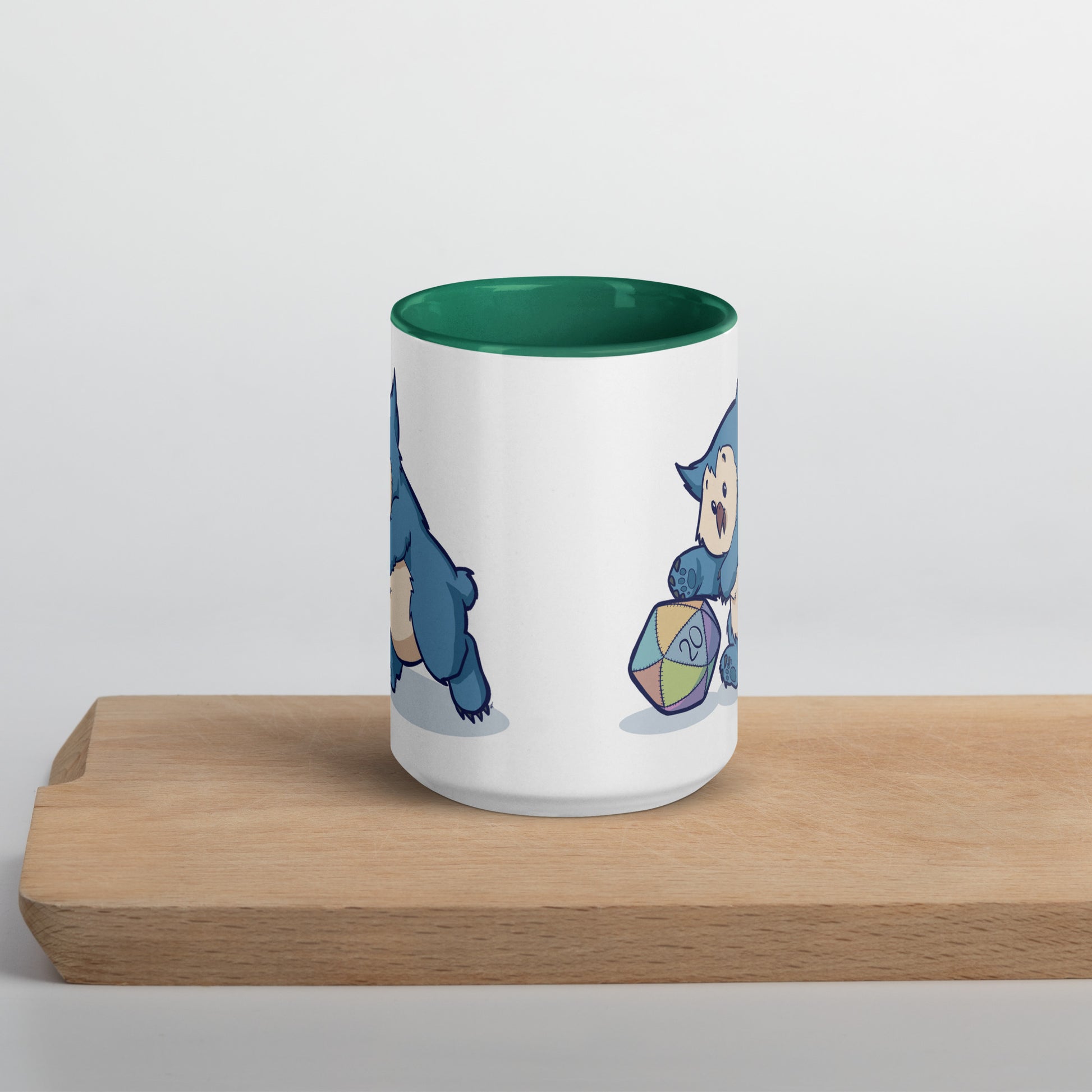 Owlbear Mug with Color Inside  Level 1 Gamers