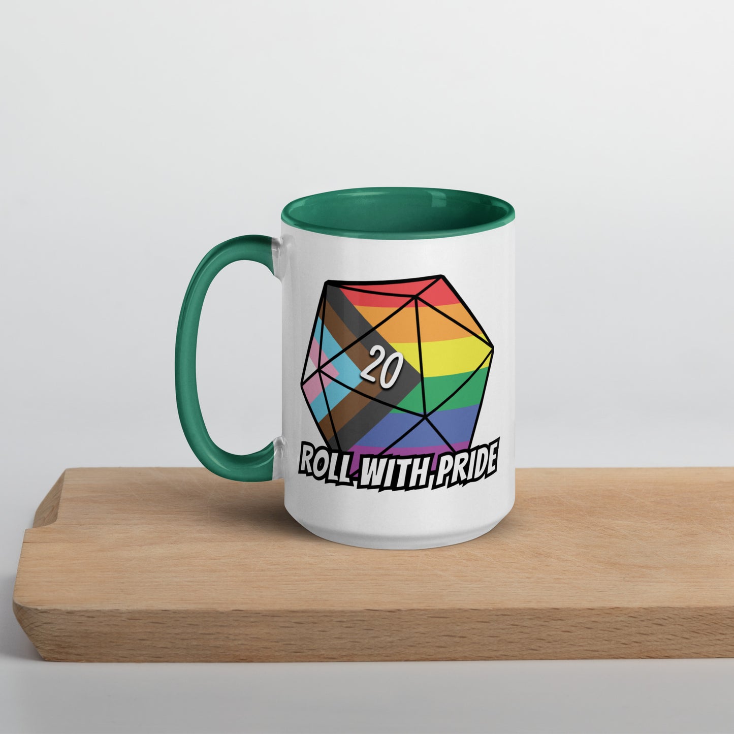 Roll with Pride Mug Level 1 Gamers