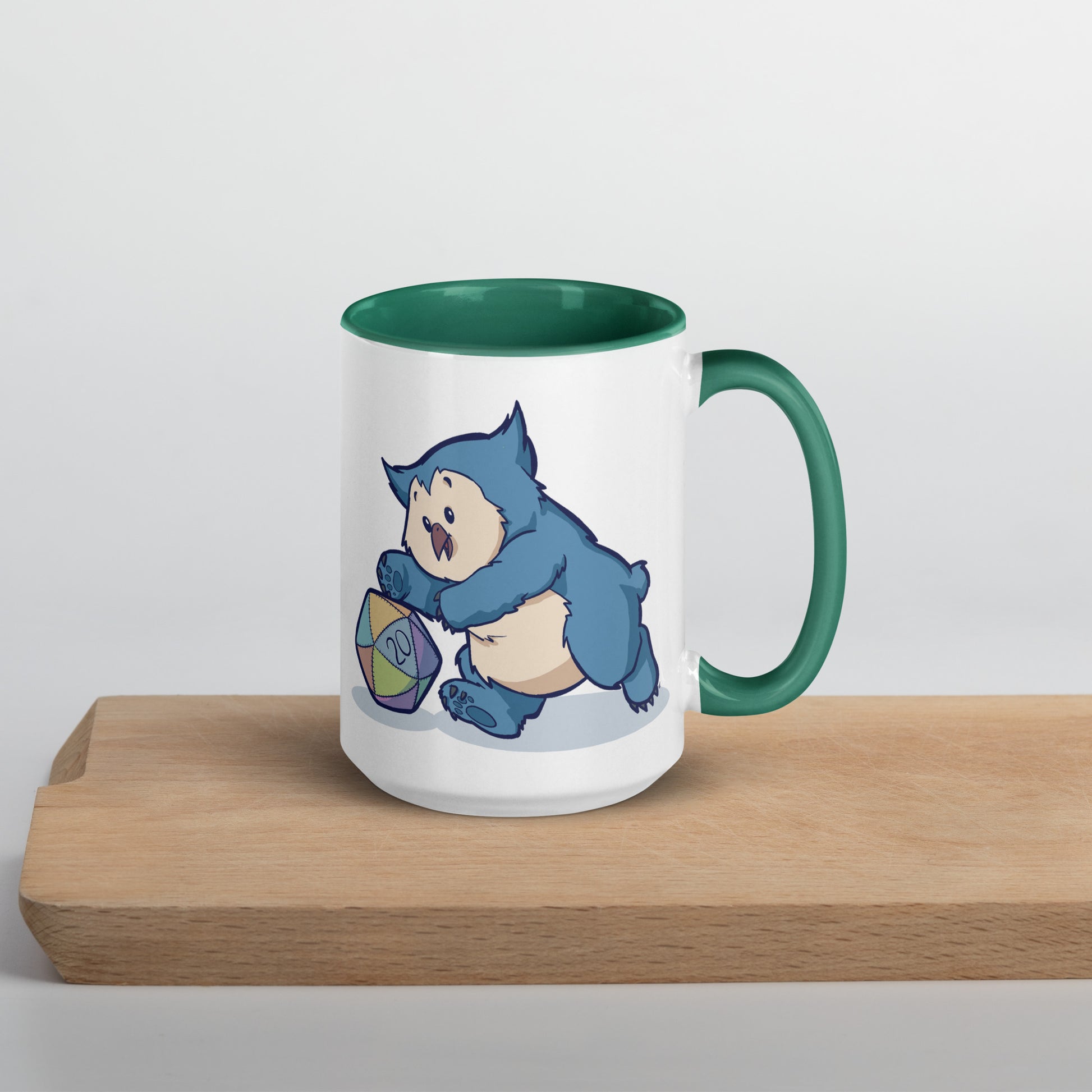 Owlbear Mug with Color Inside  Level 1 Gamers