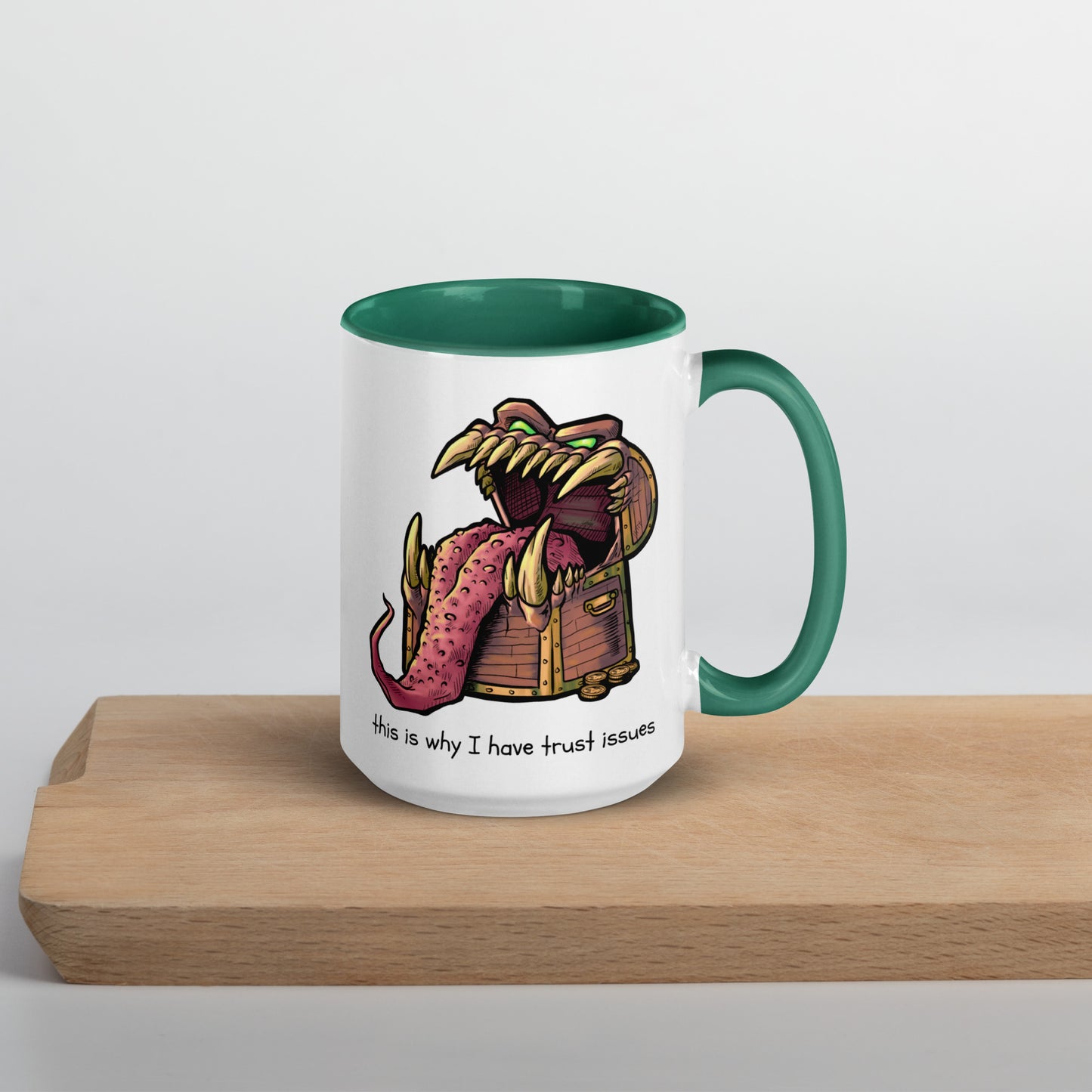 Mimic Mug Level 1 Gamers Dark green 15 oz