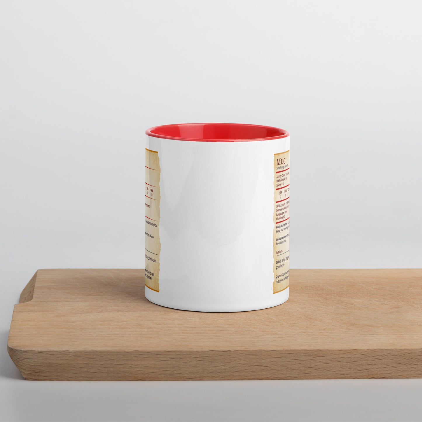 Mug Stat Card with Color Inside Level 1 Gamers
