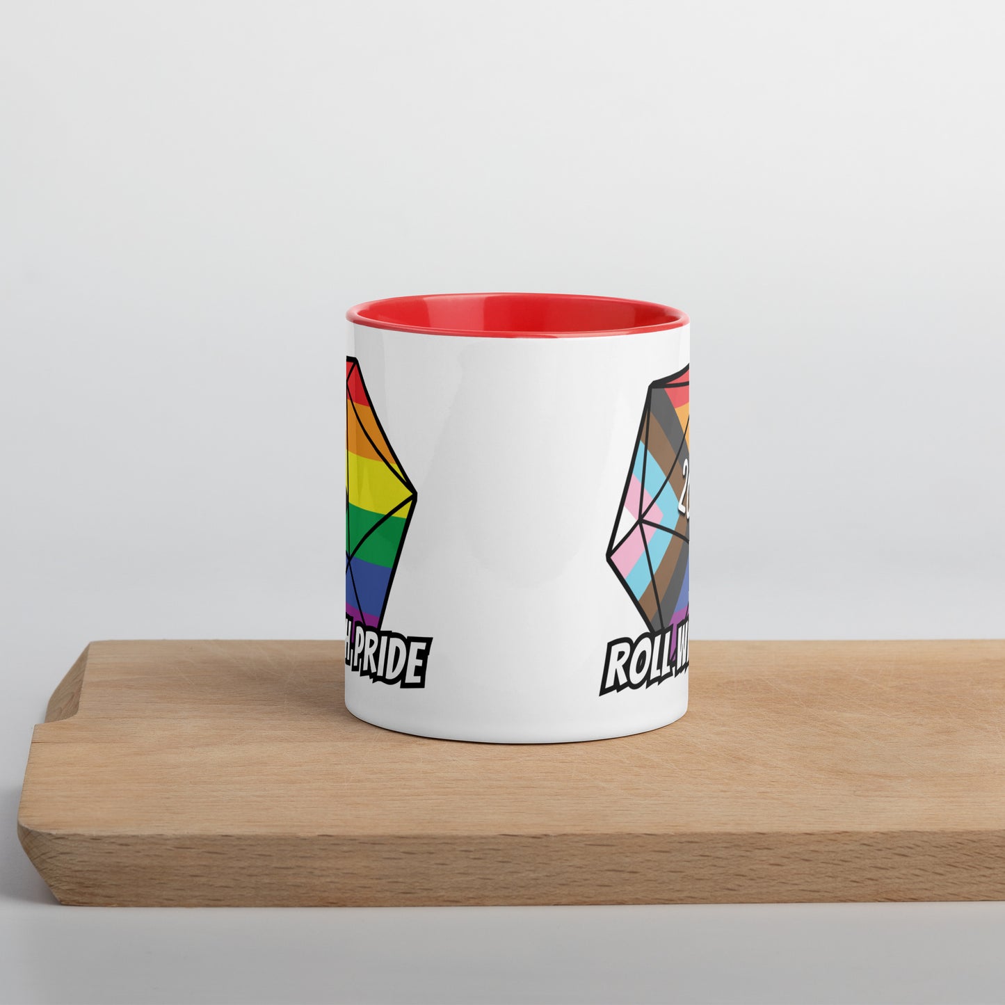Roll with Pride Mug Level 1 Gamers
