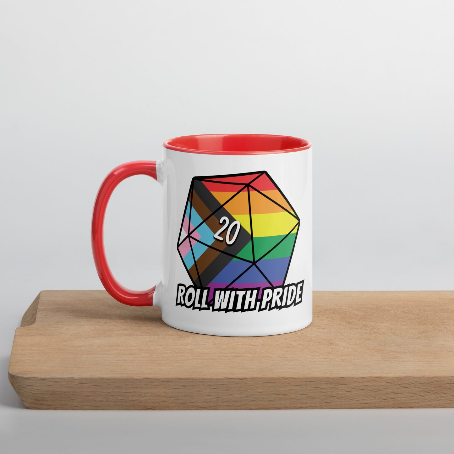 Roll with Pride Mug Level 1 Gamers