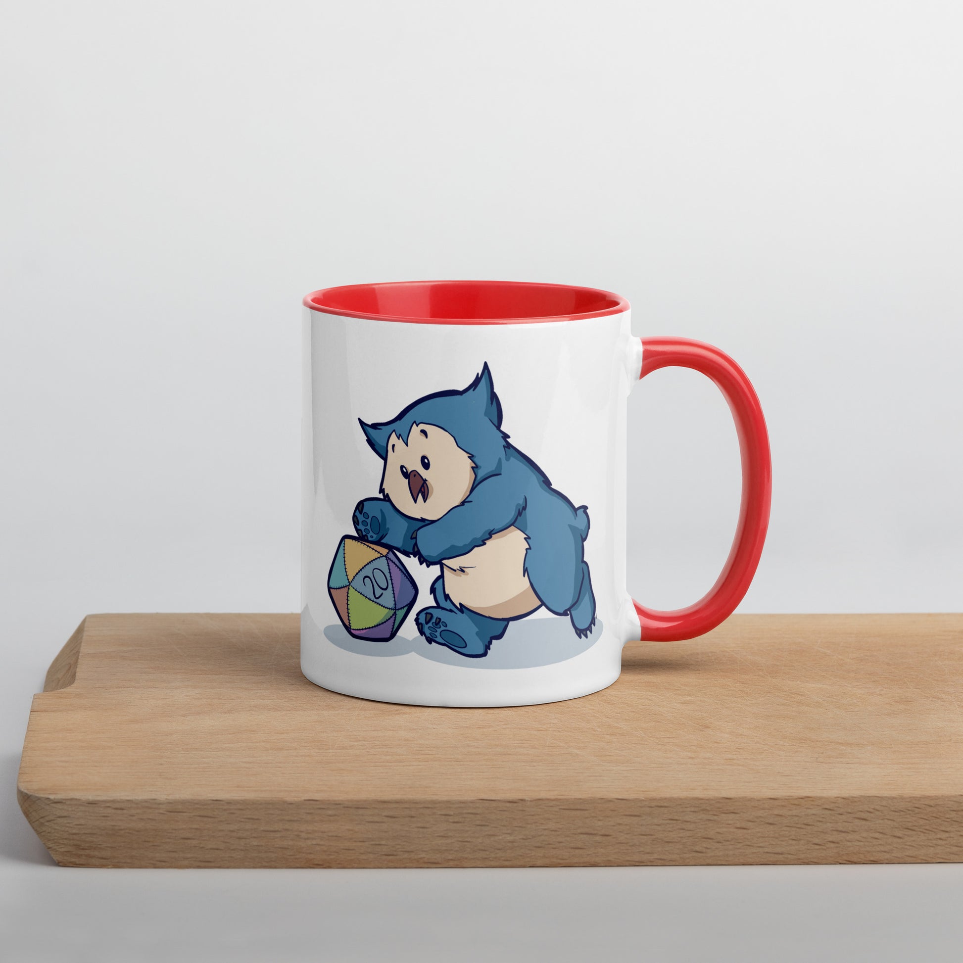 Owlbear Mug with Color Inside  Level 1 Gamers
