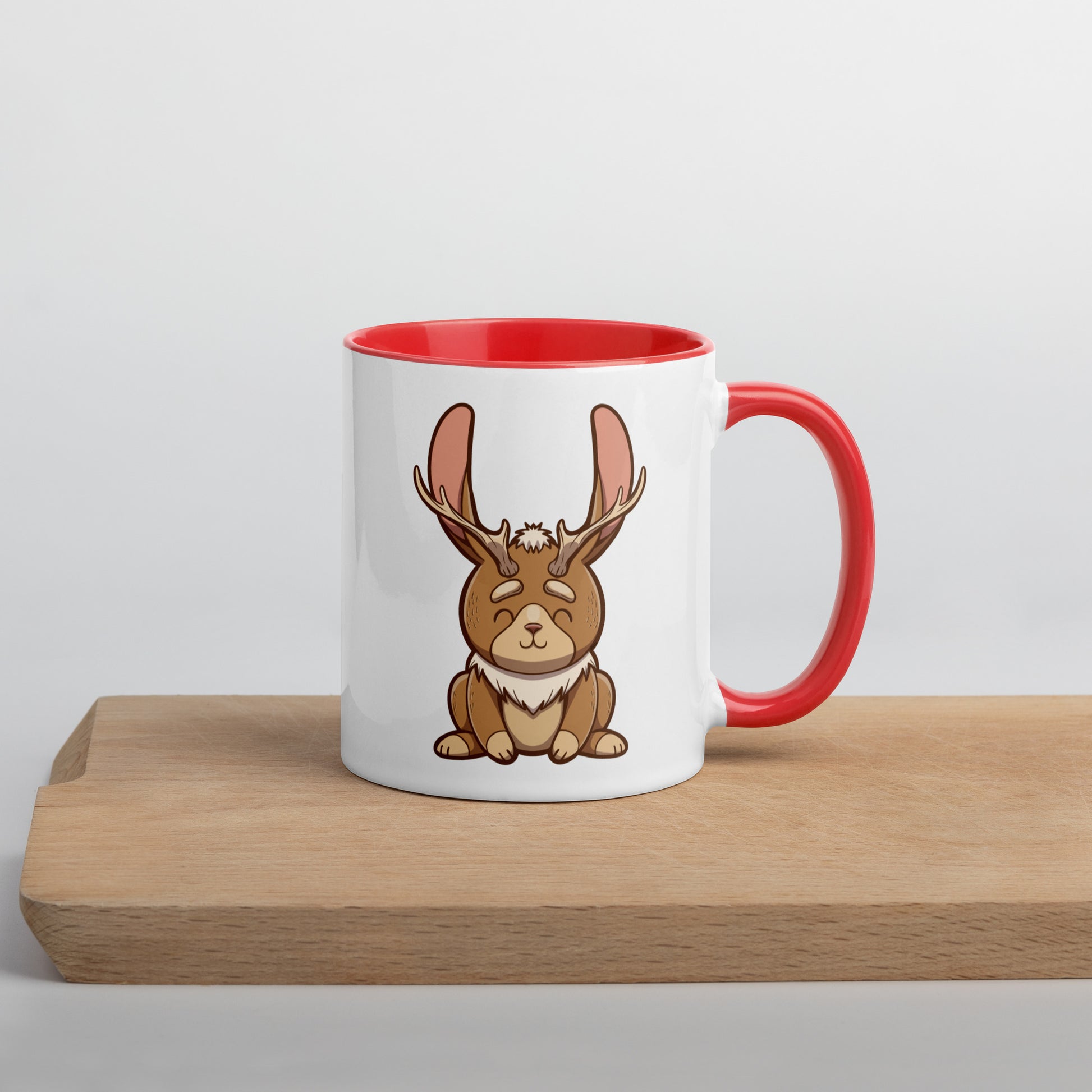 Jackalope Mug with Color Inside  Level 1 Gamers