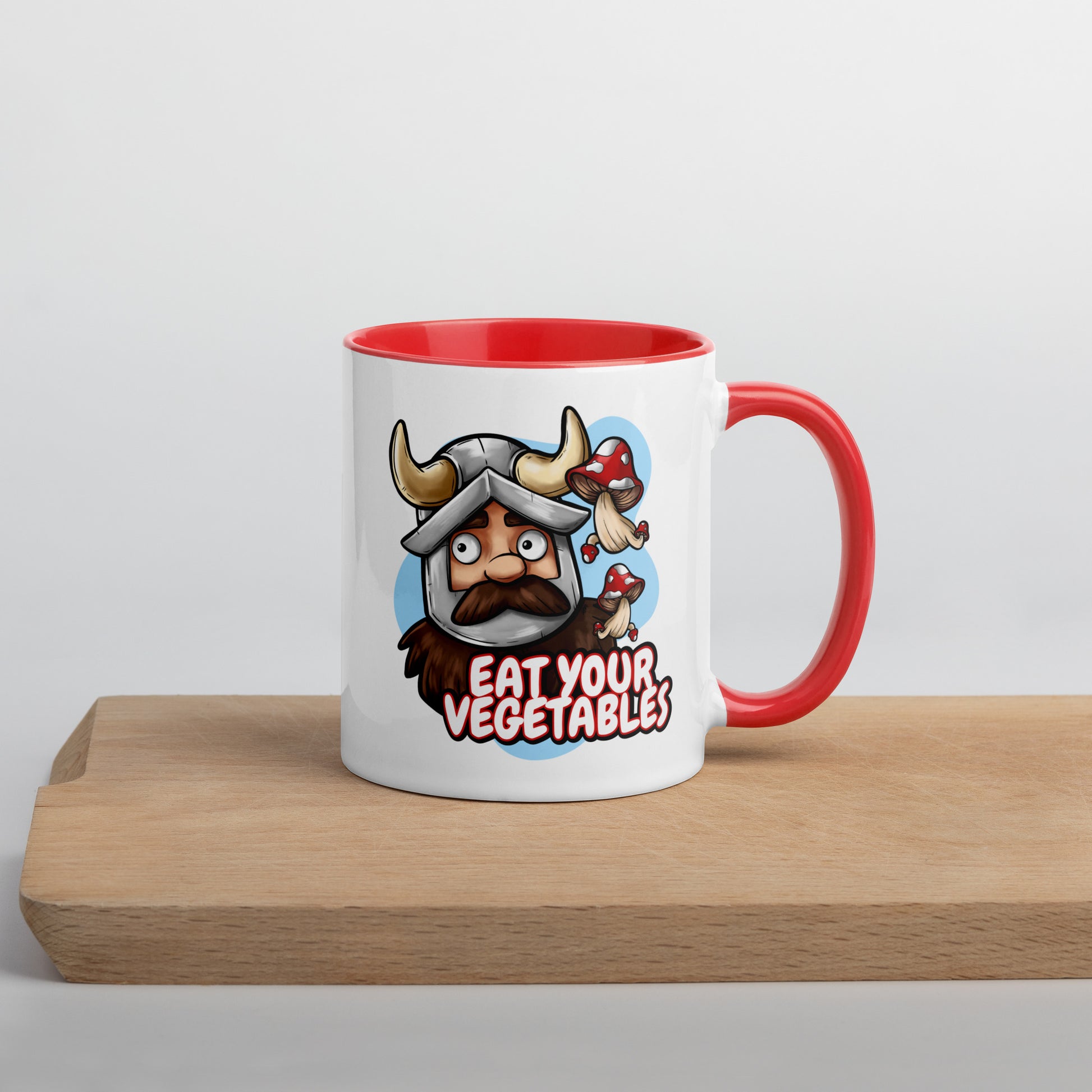 Eat Your Vegetables - Dungeon Meshi Mug  Level 1 Gamers Red 11 oz