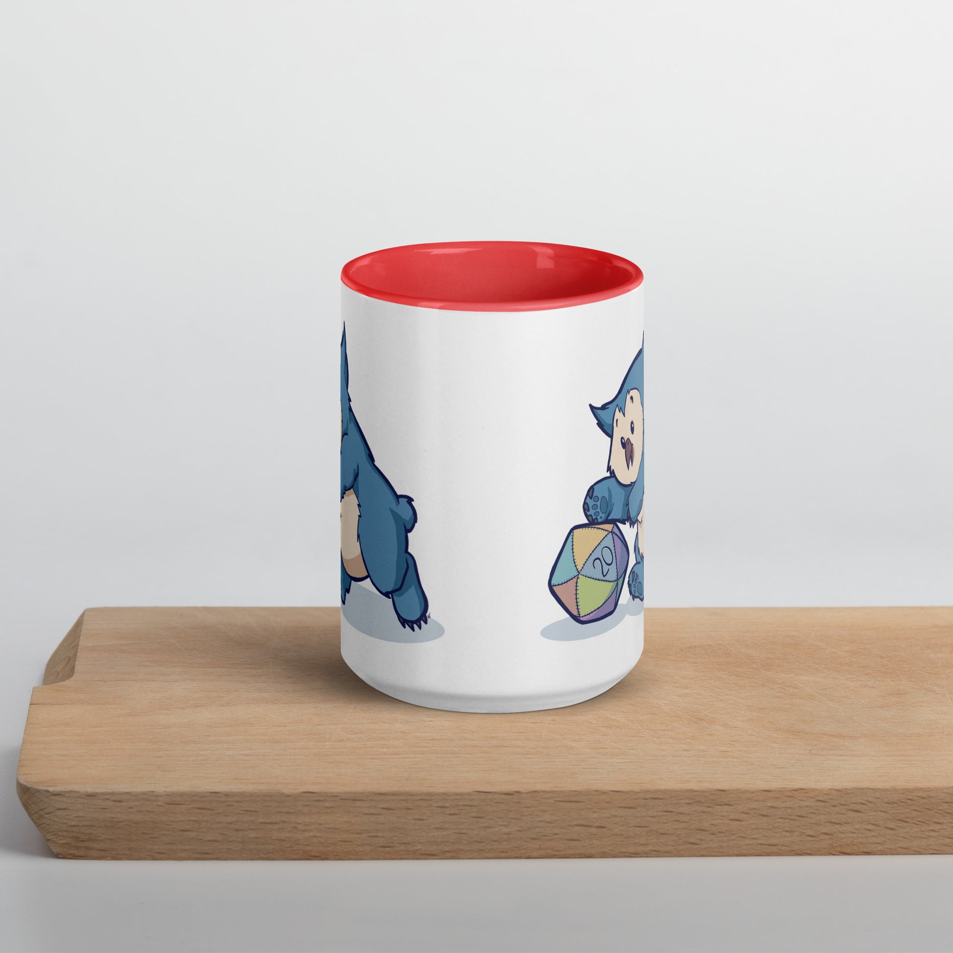Owlbear Mug with Color Inside  Level 1 Gamers