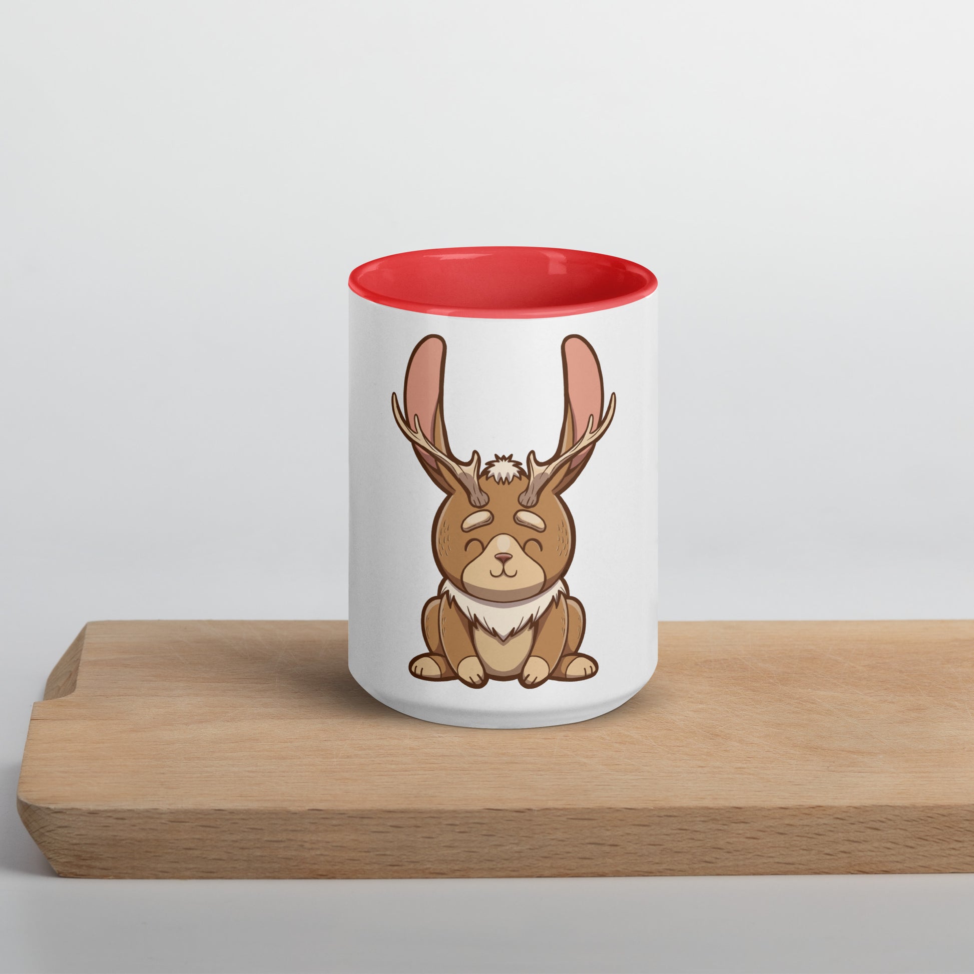 Jackalope Mug with Color Inside  Level 1 Gamers