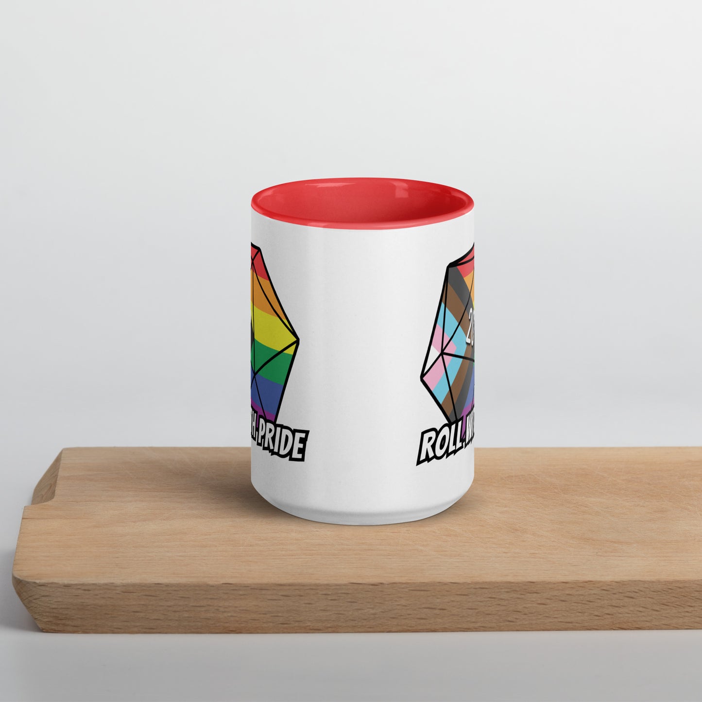 Roll with Pride Mug Level 1 Gamers