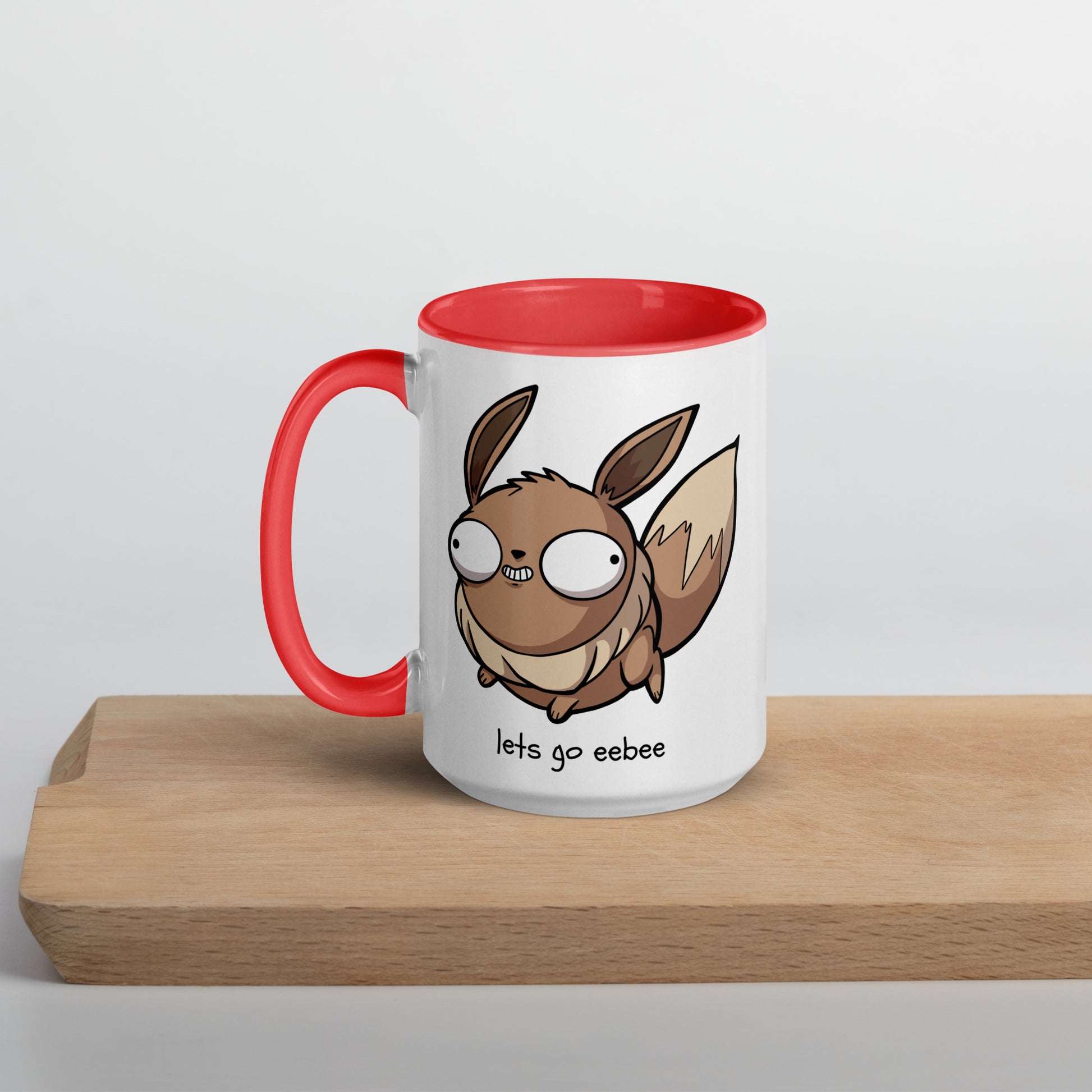 Eebee Pokederp - Eevee Mug  Level 1 Gamers